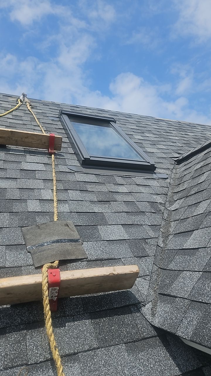Residential Roof Replacement using Owens Corning Duration, Slatestone Grey by Absolute Roofing and Construction