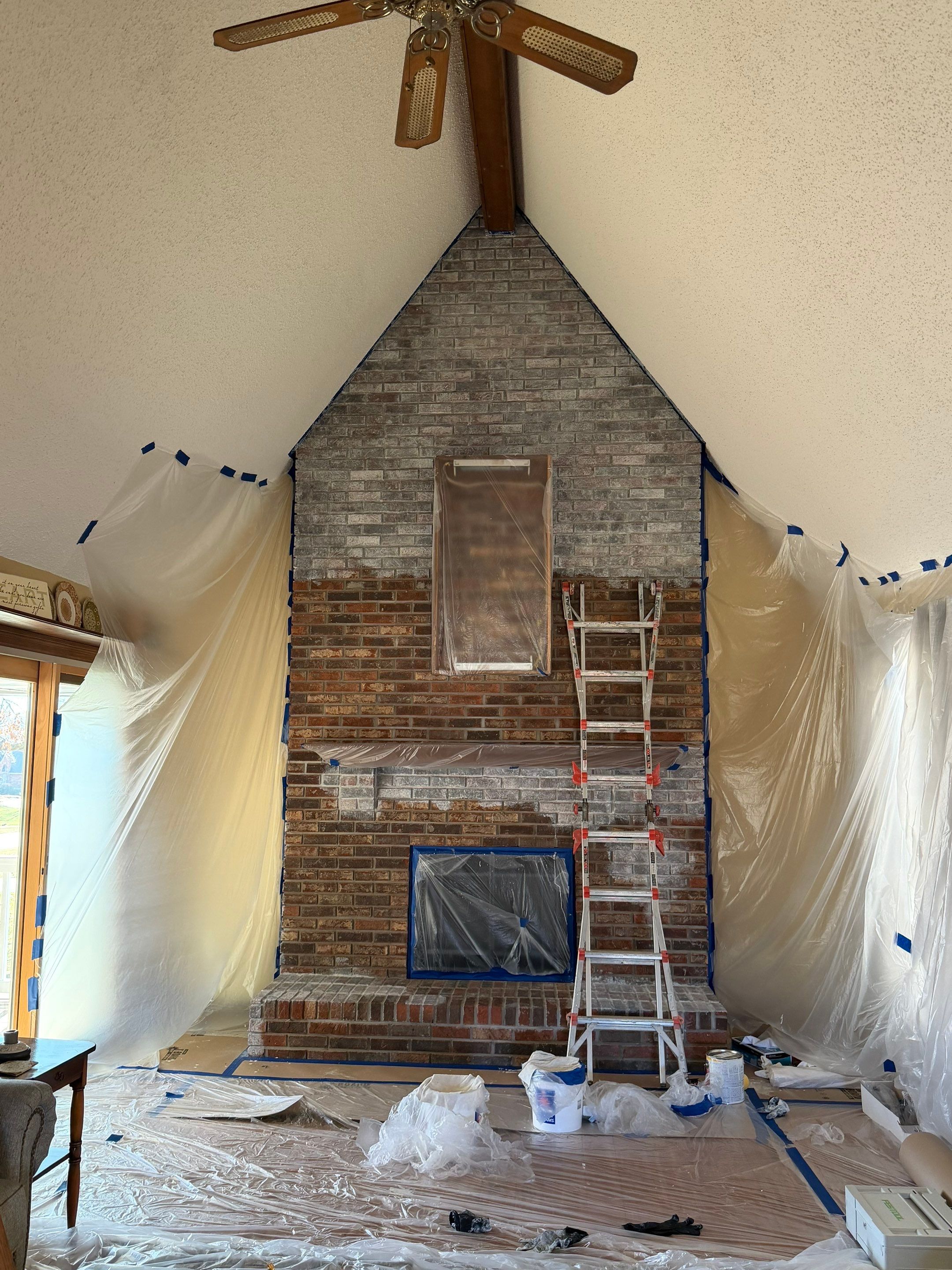 White Wash Brick by Pezley Painting