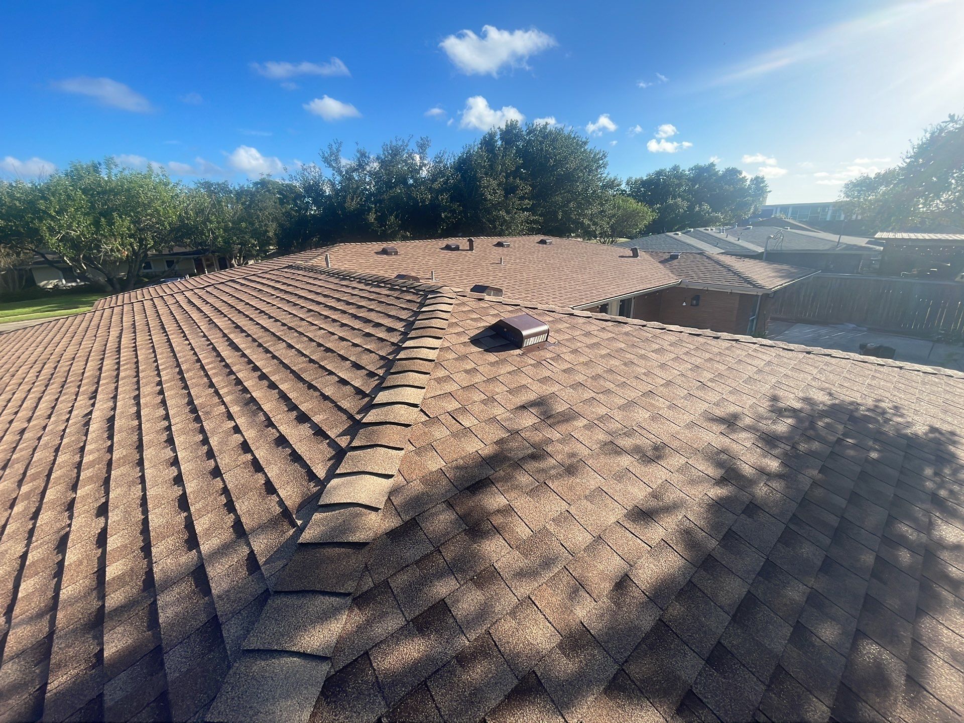 Residential Roofing Installation using GAF HDZ Shakewood by Lighthouse Roofing