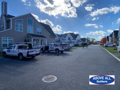County Pointe Woods Condo Complex Gutter Cleaning