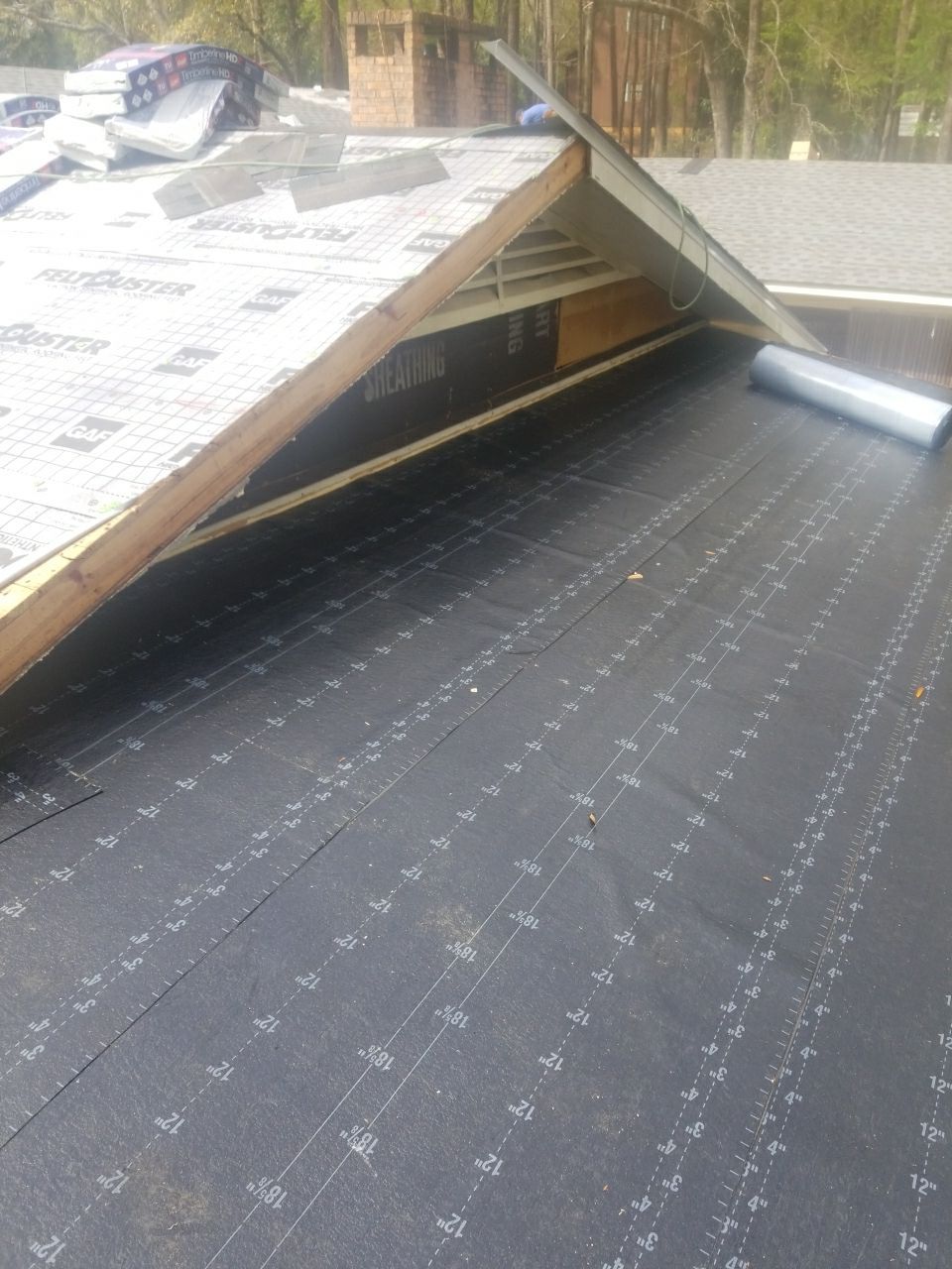 Residential Roofing Installation using Roof Replacement by American Roofing & Construction LLC