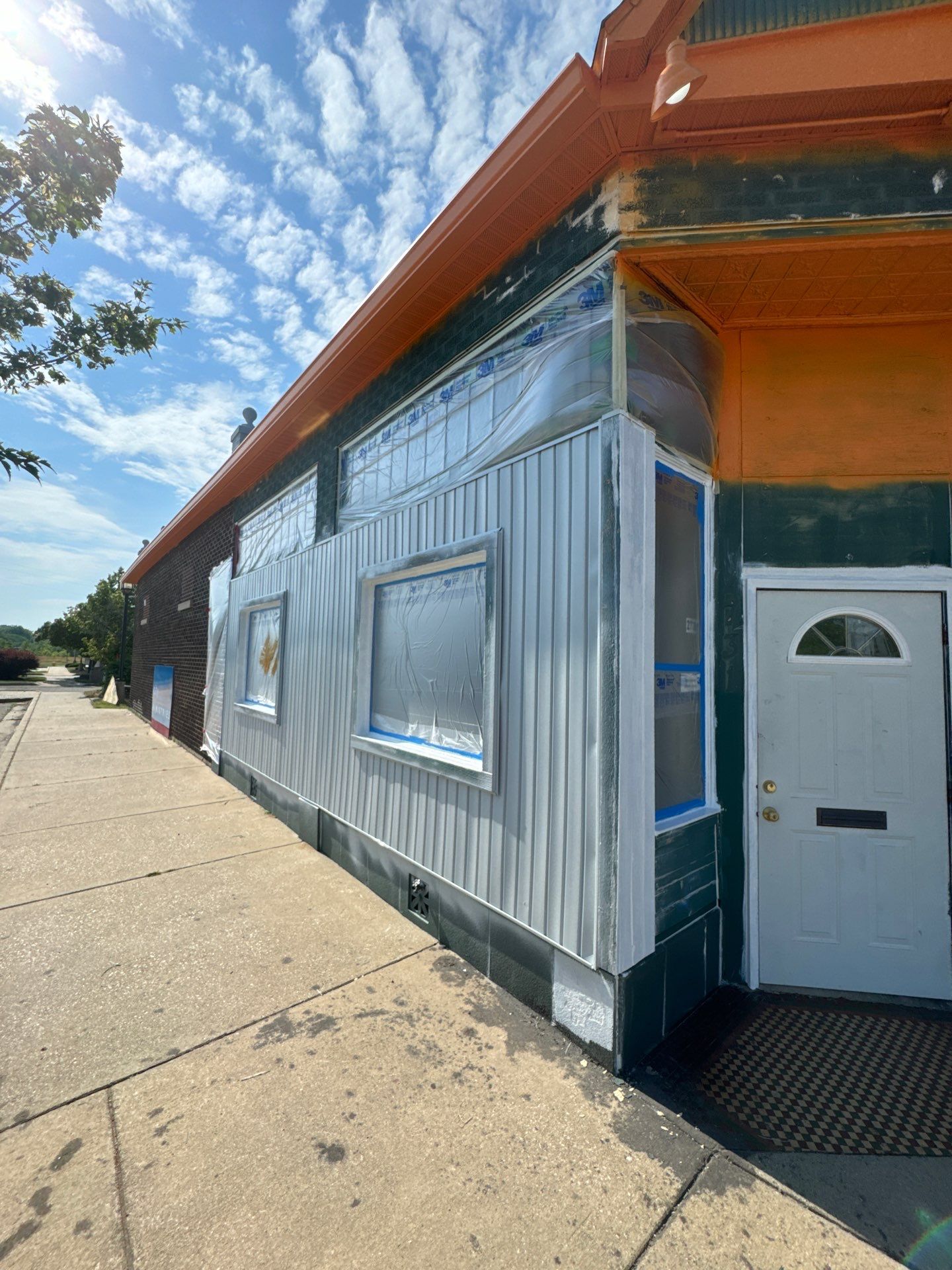 Exterior color change and Epoxy floor. by Gordon Painting