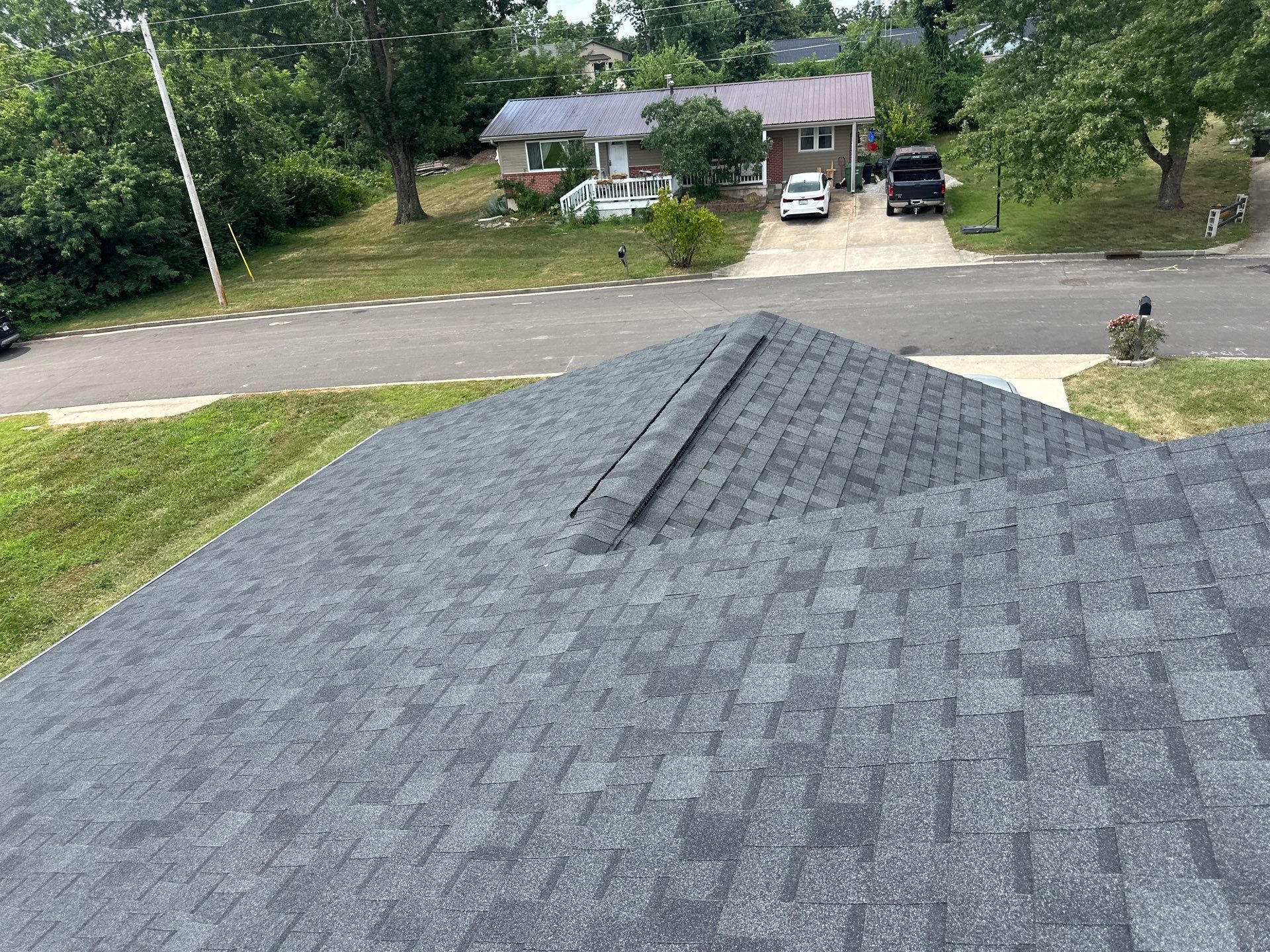 Residential Roofing Install - Atlas Pinnacle Pristine Shingles - Color Black Shadow  by Titan Commercial & Residential Roofing 