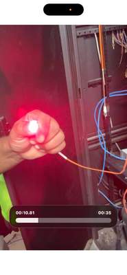 Structured cabling installation by CimaSolutions