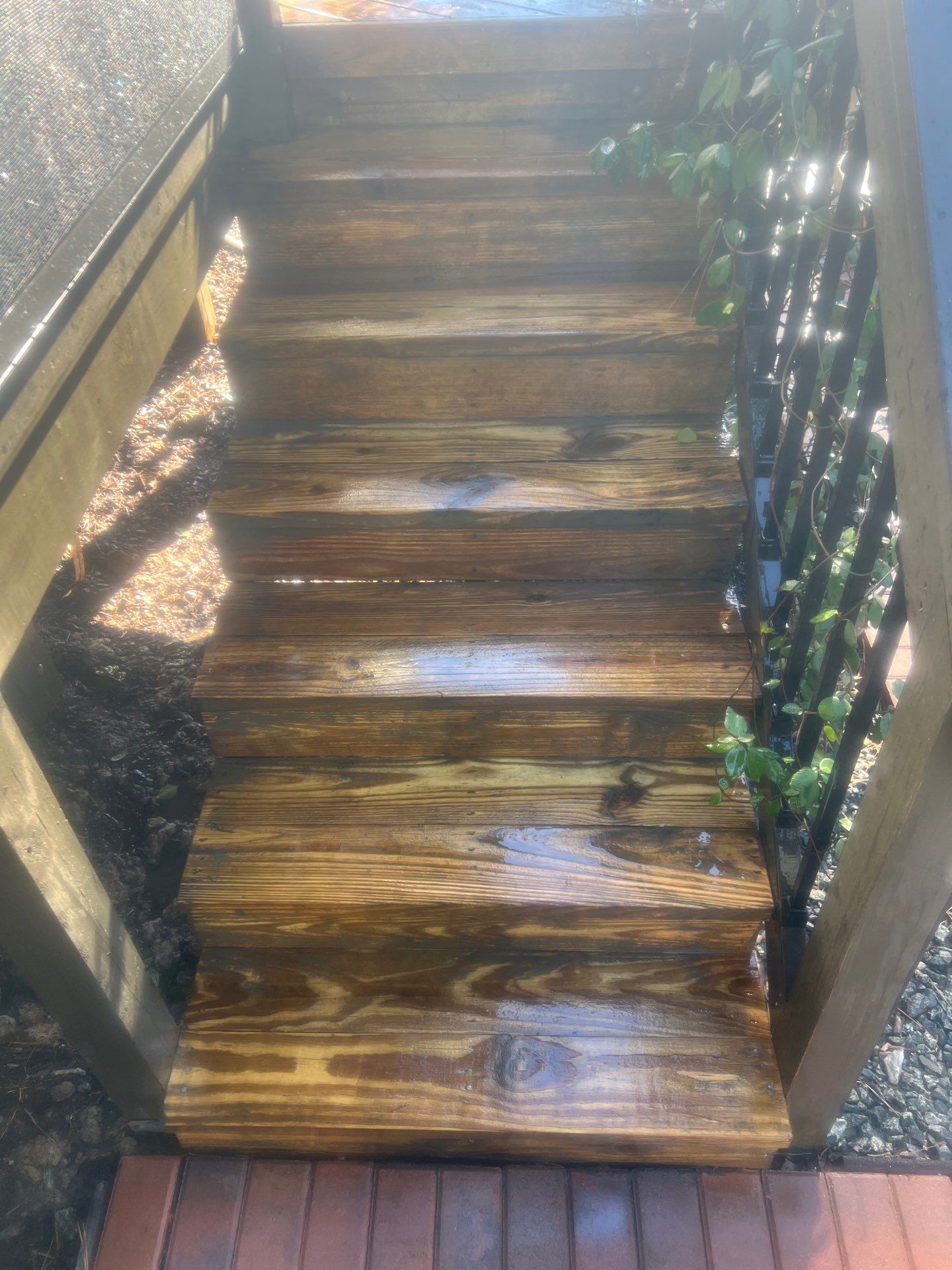 Patio and Coated Deck using Wood and Concrete Sealant by DuraSeal