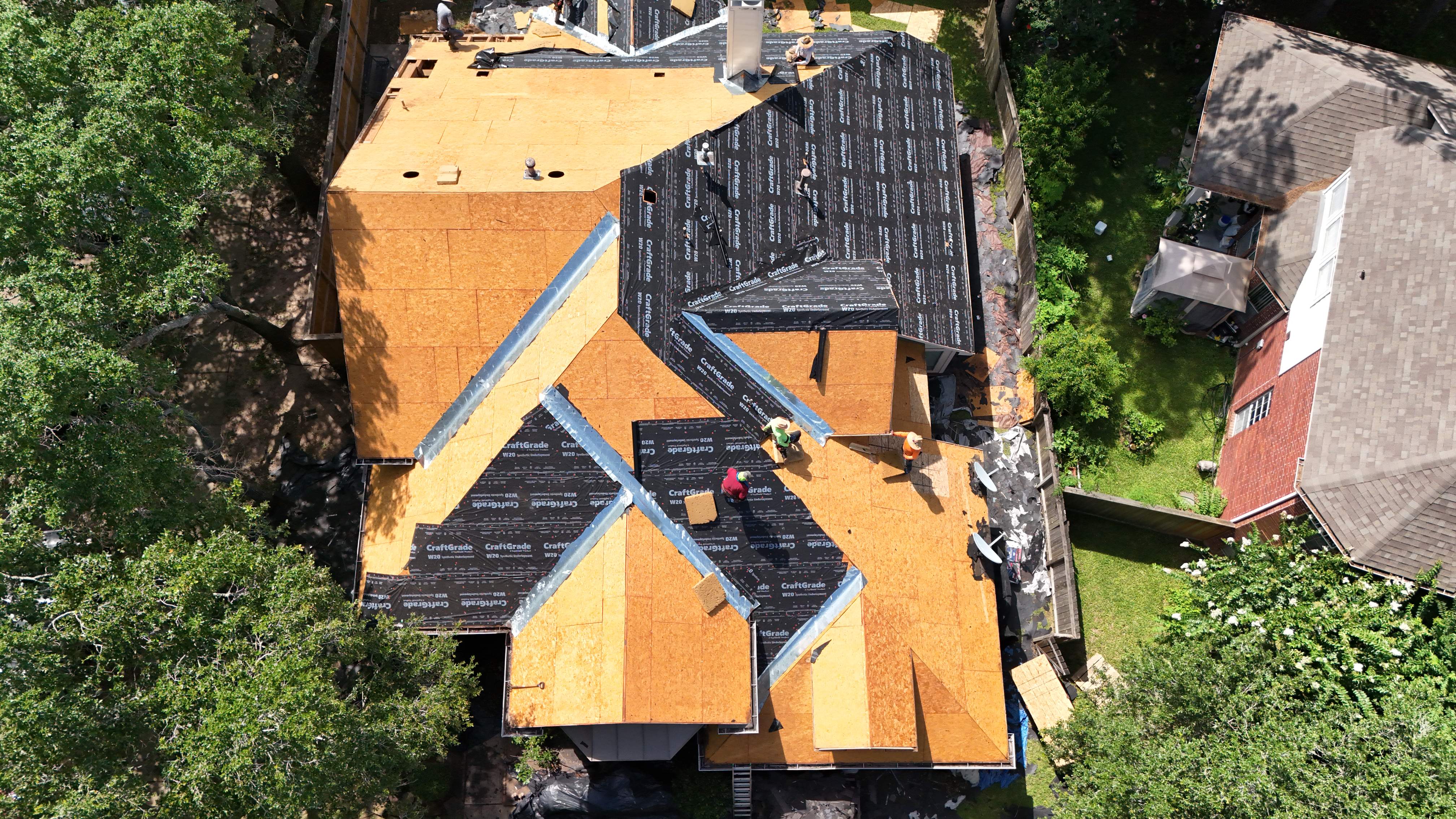 Full Re-Deck & Charcoal Roof Replacement — Sugar Land, TX by PL Roofing & SB Roofing, LLC.