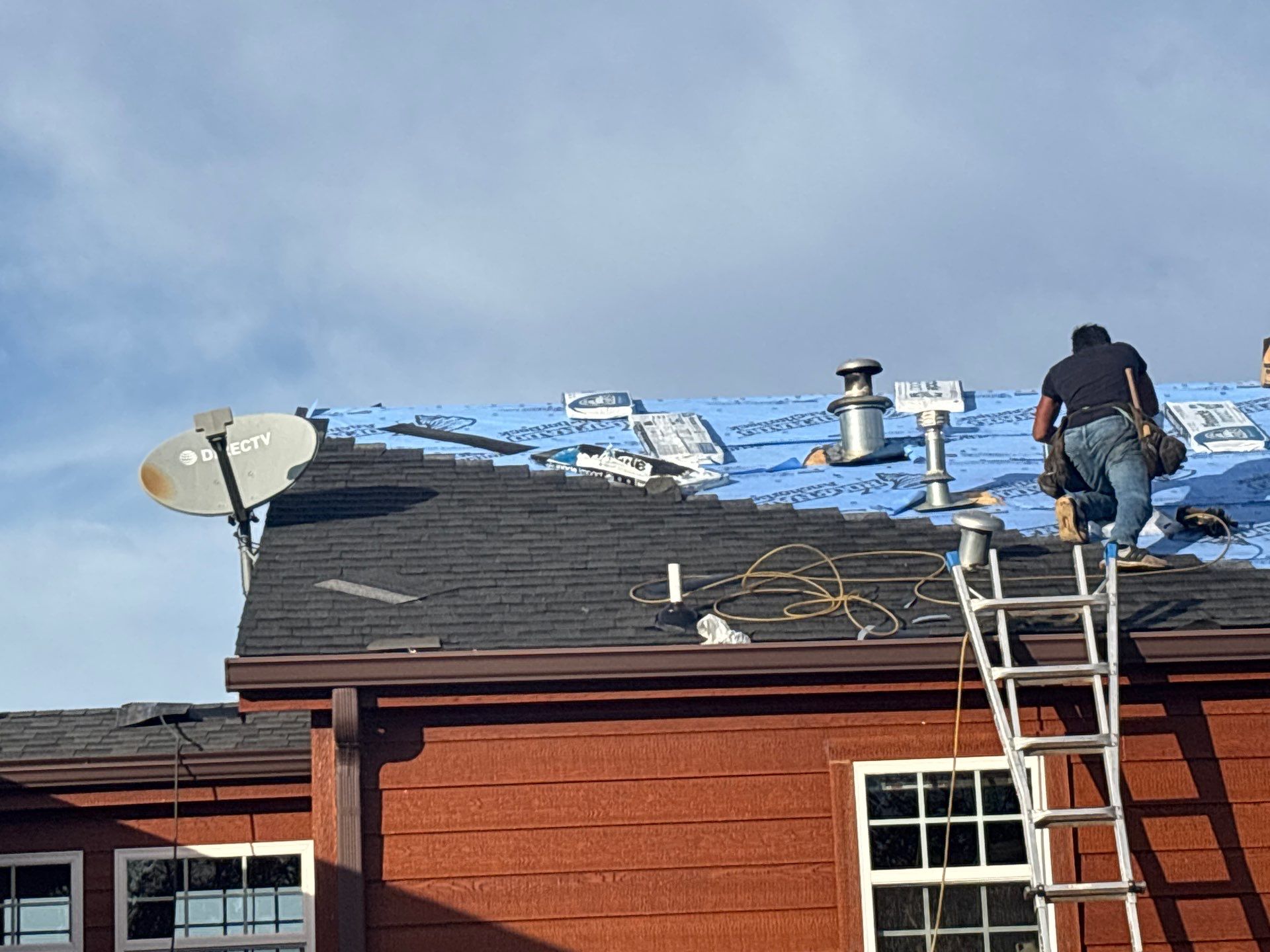 Residential Roof & Gutters Guards Install  by Titan Commercial & Residential Roofing 