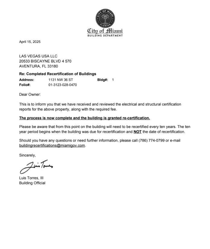 LAS VEGAS USA LLC by Souffront Construction & Engineering