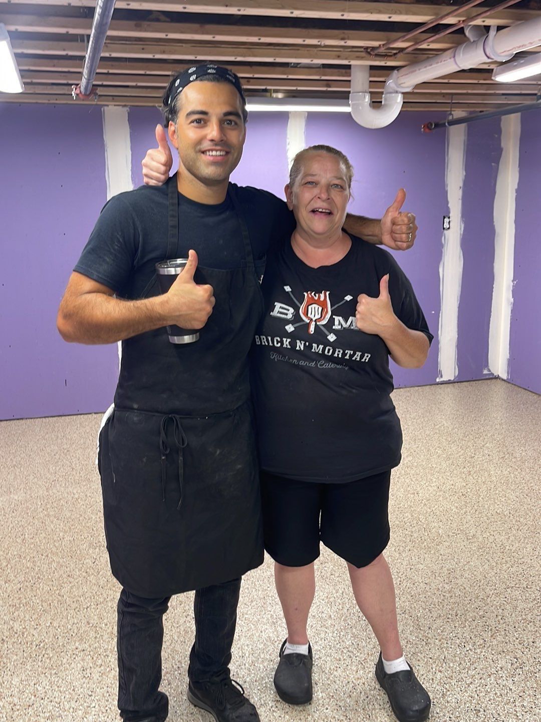 Restaurant Food Prep basement Project in Heidelberg by Floors in a Day, Inc