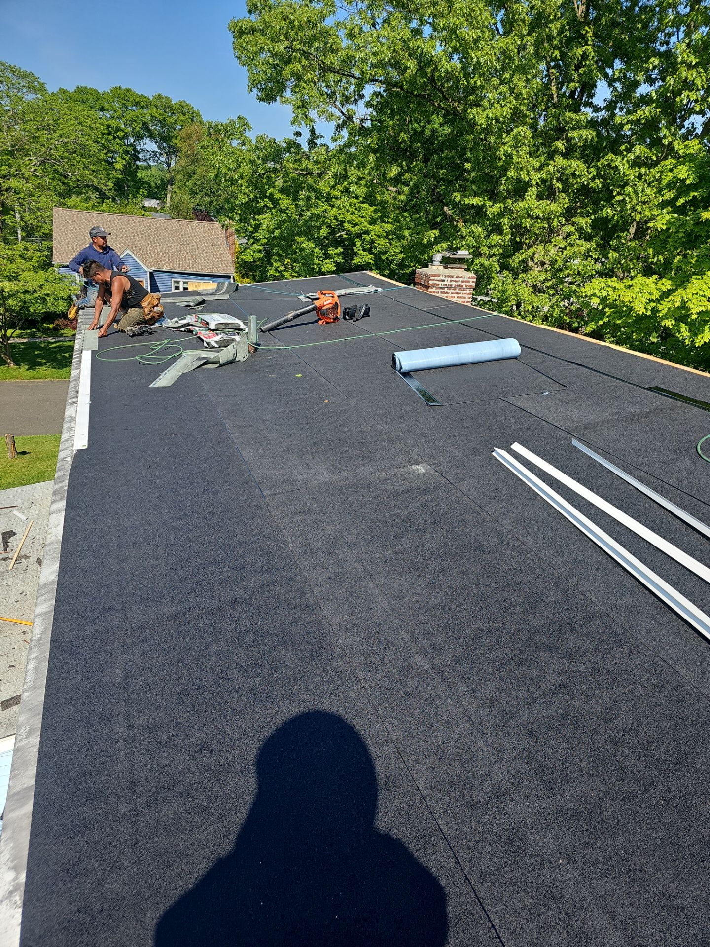 Residential Roofing Installation using Tamko Titan XT - Virginia Slate by A Plus Exterior