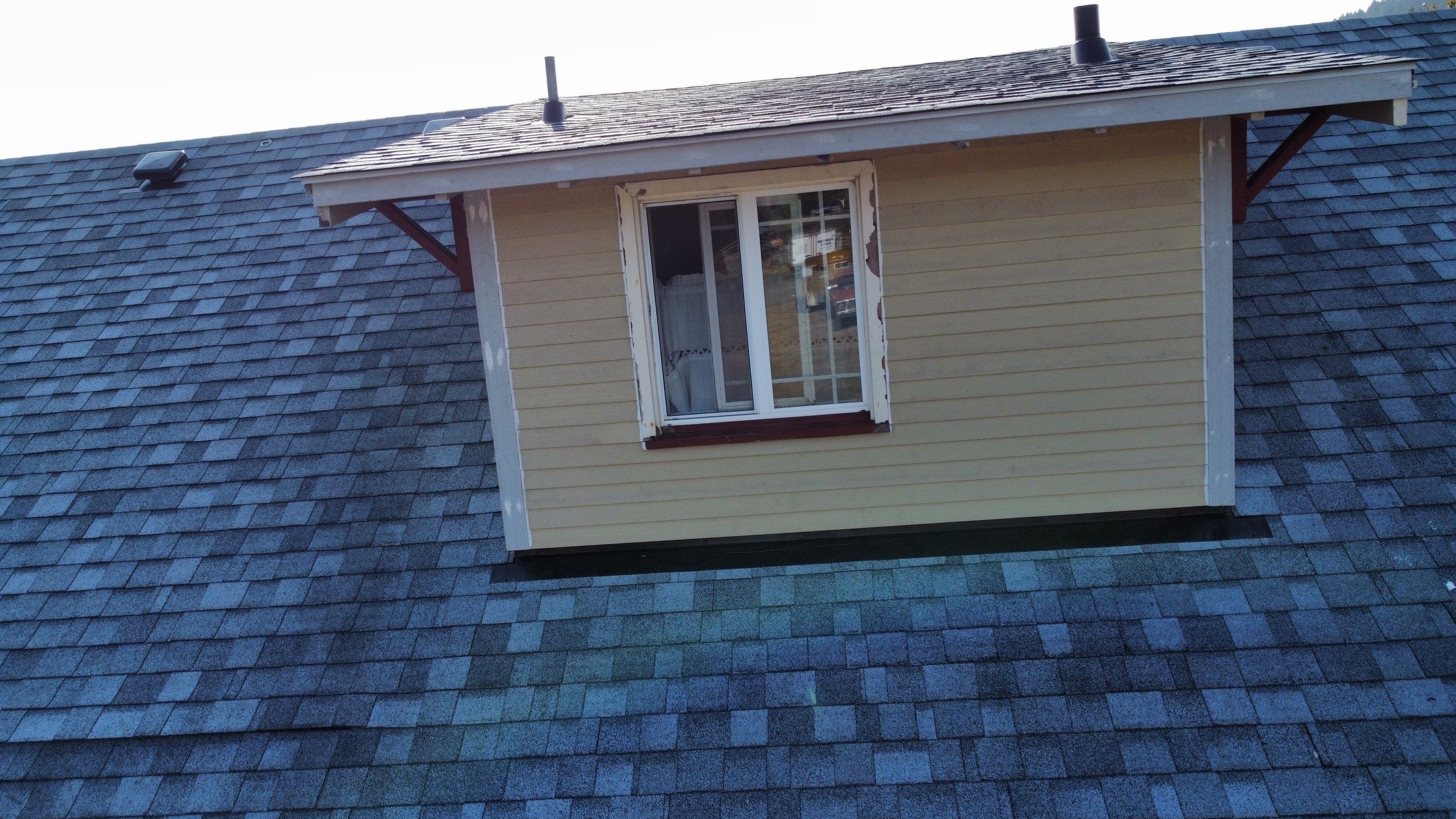 Residential Roofing Installation using IKO Dynasty (Color: Frostone Grey) by Orezona Building & Roofing Company, Inc.