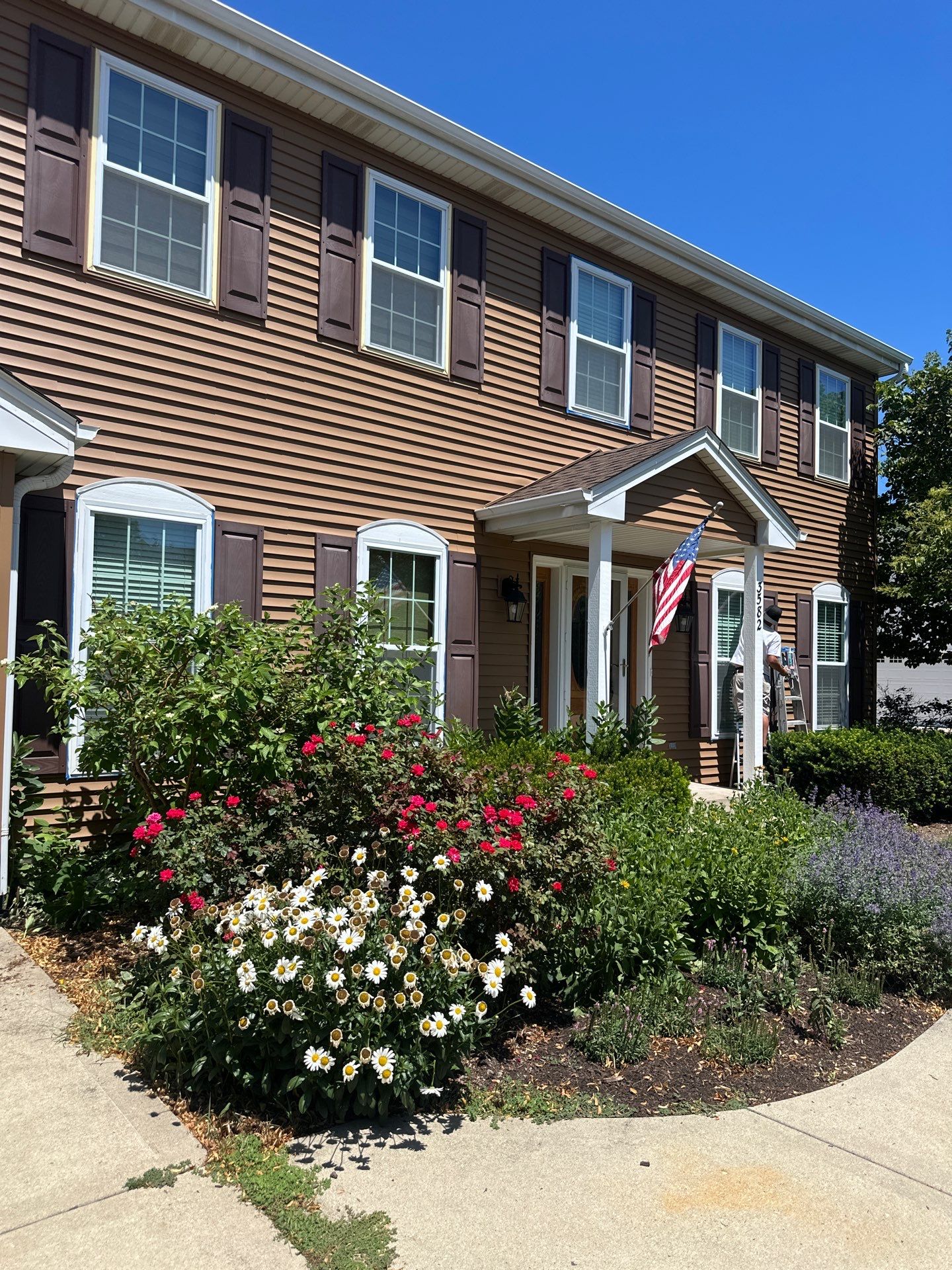 Vinyl Siding Replacement and Shutter Installation in Pleasant Prairie, WI by OCS Contracting Services