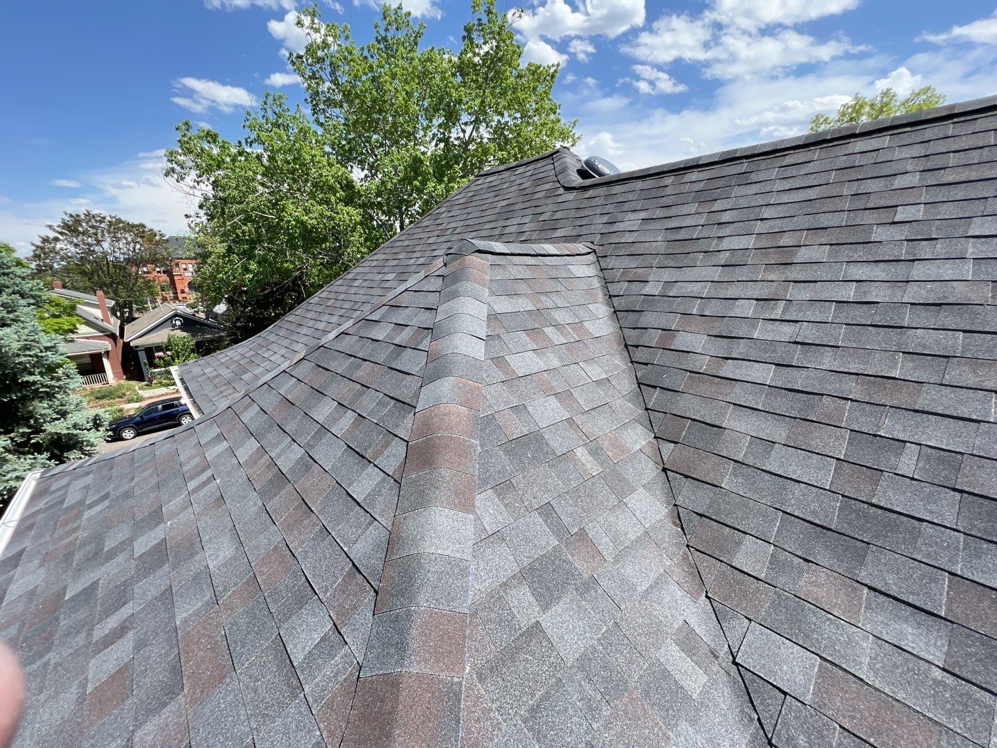 Residential Roofing Installation using Malarkey Legacy IR - Black Oak by A to Z Roofing