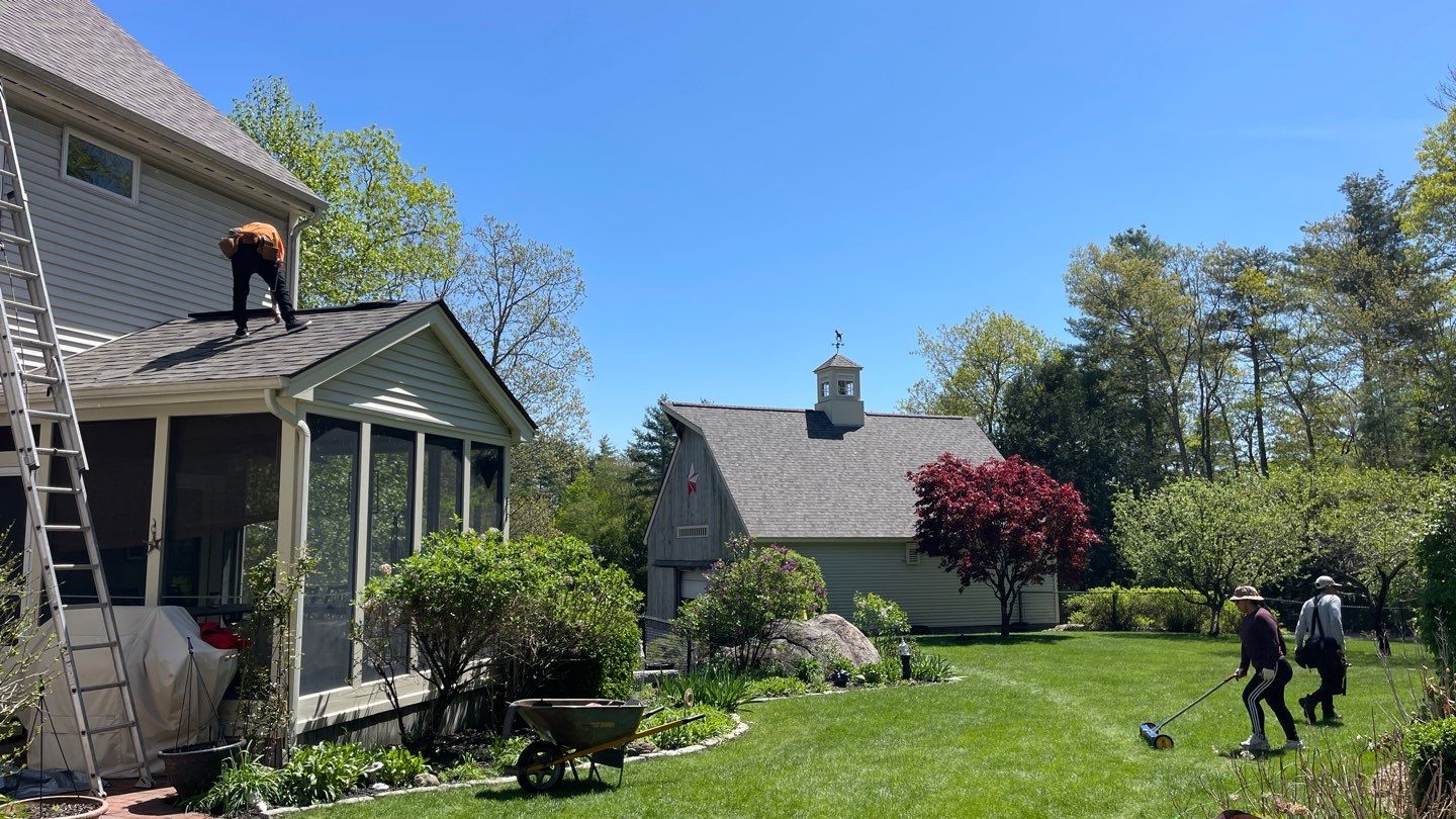 Veterans Helping Veterans – Full Roof Transformation with Owens Corning Driftwood! by Sensible Home Solutions