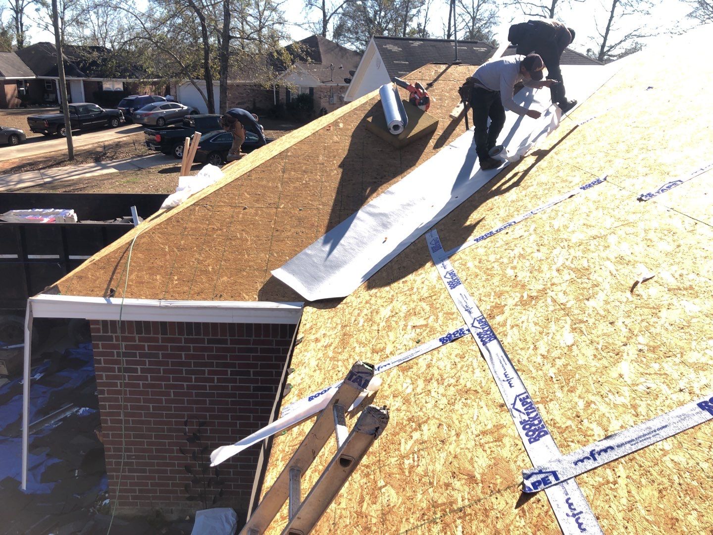 Residential Roofing Installation using Roof Replacement by American Roofing & Construction LLC