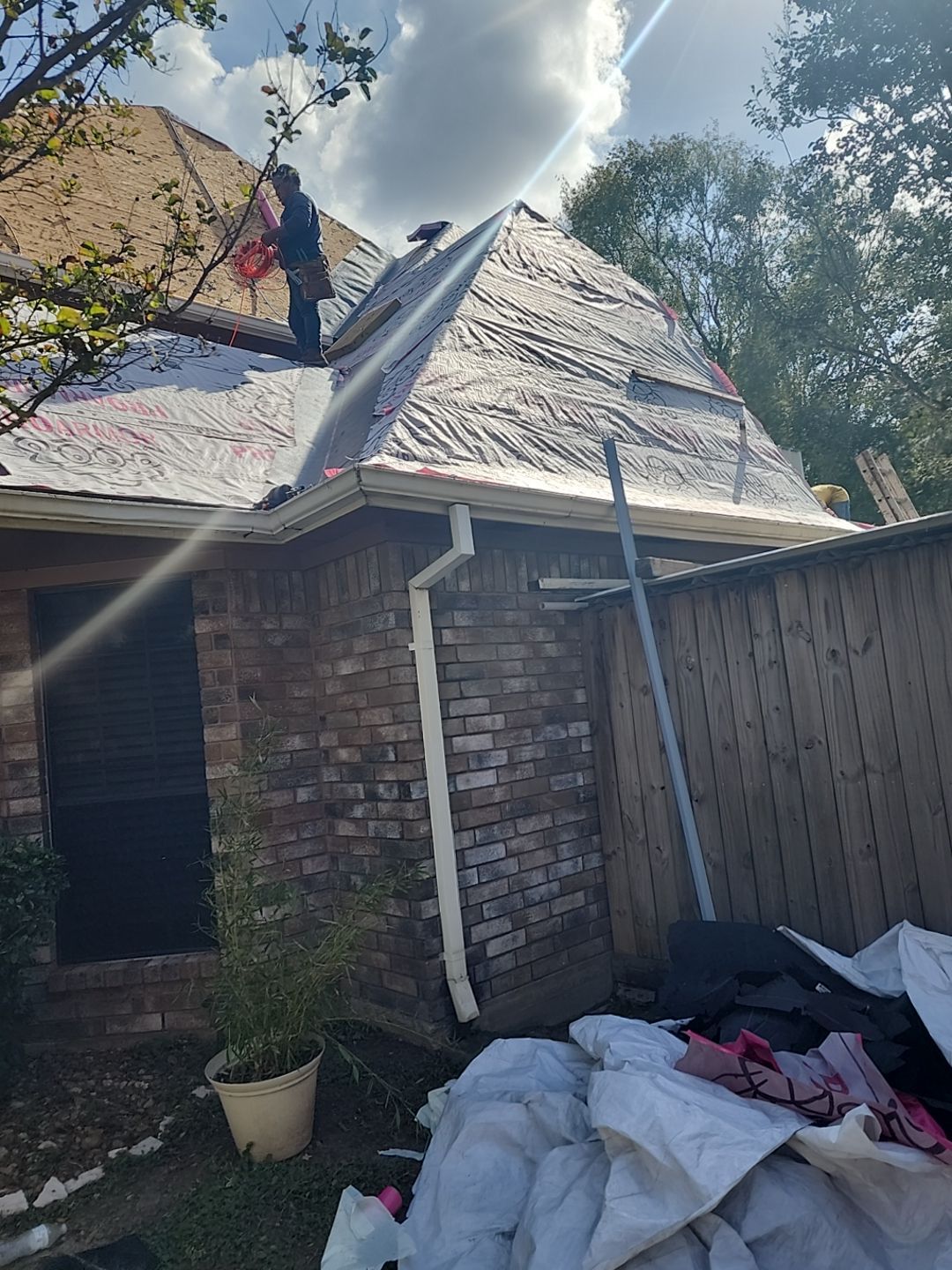 Residential Roofing Installation using Owen's Corning Duration (Lifetime) Shingles by Roof Repair Company