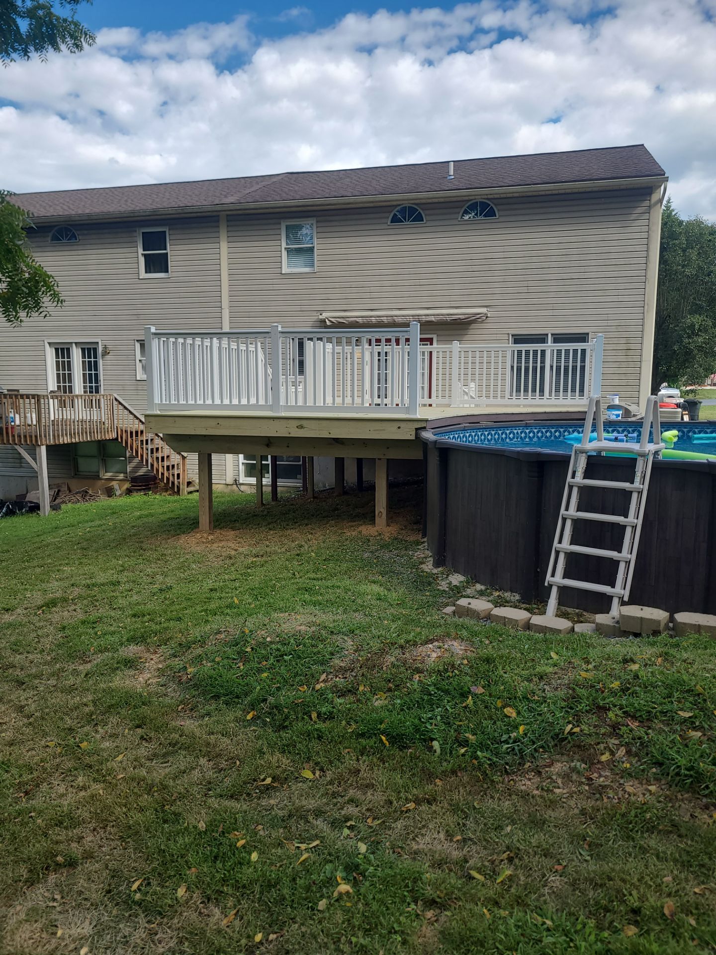 Pressure Treated Wooden Deck by Wyomissing Construction LLC 