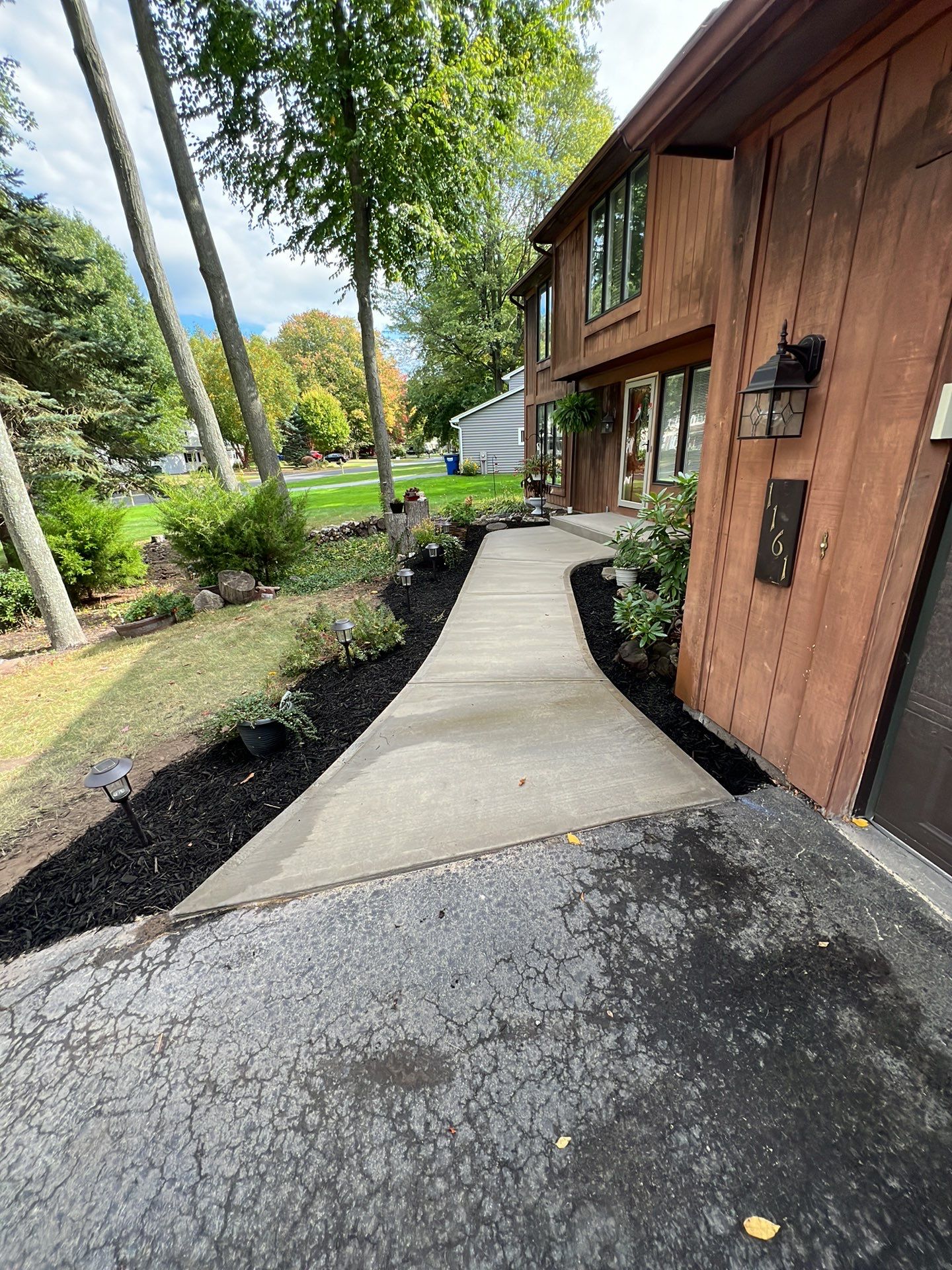 Broom Finish Walkway  by NG Masonry & Construction LLC