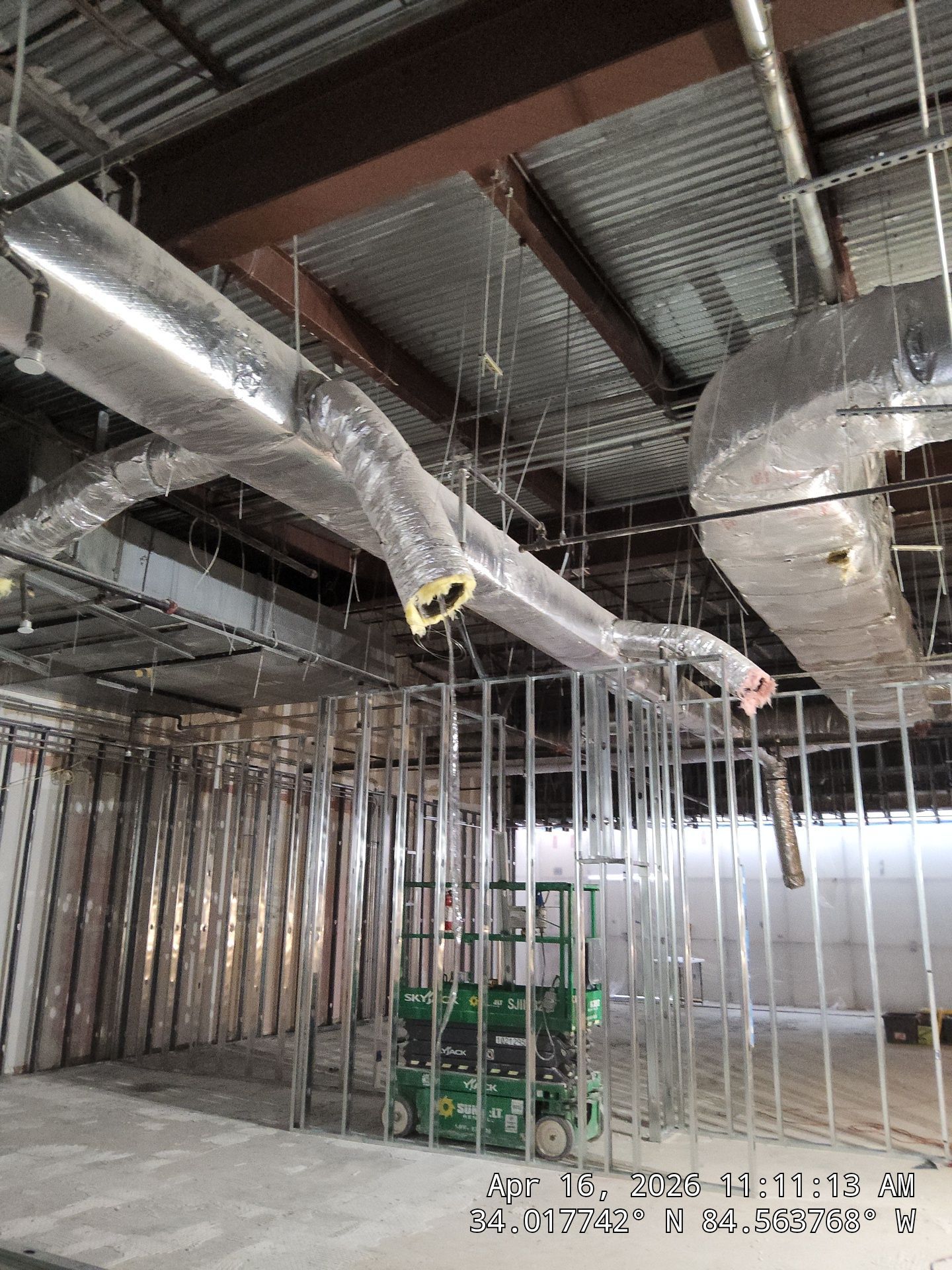 Commercial HVAC System and Custom Ductwork Installation in Kennesaw by Veasey Mechanical Services 
