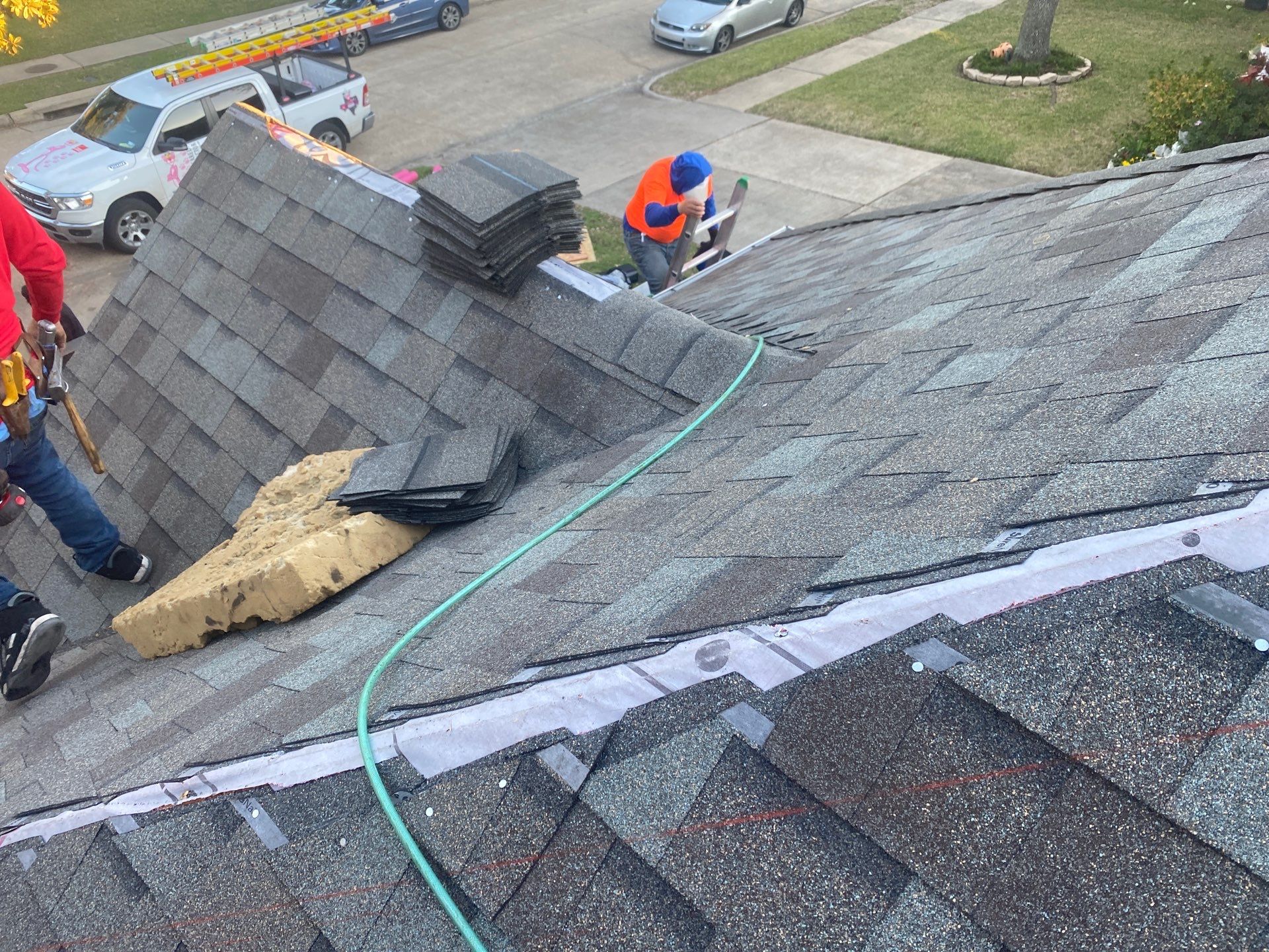 Residential Roofing Installation using Owen's Corning Duration (Lifetime) Shingles by Roof Repair Company