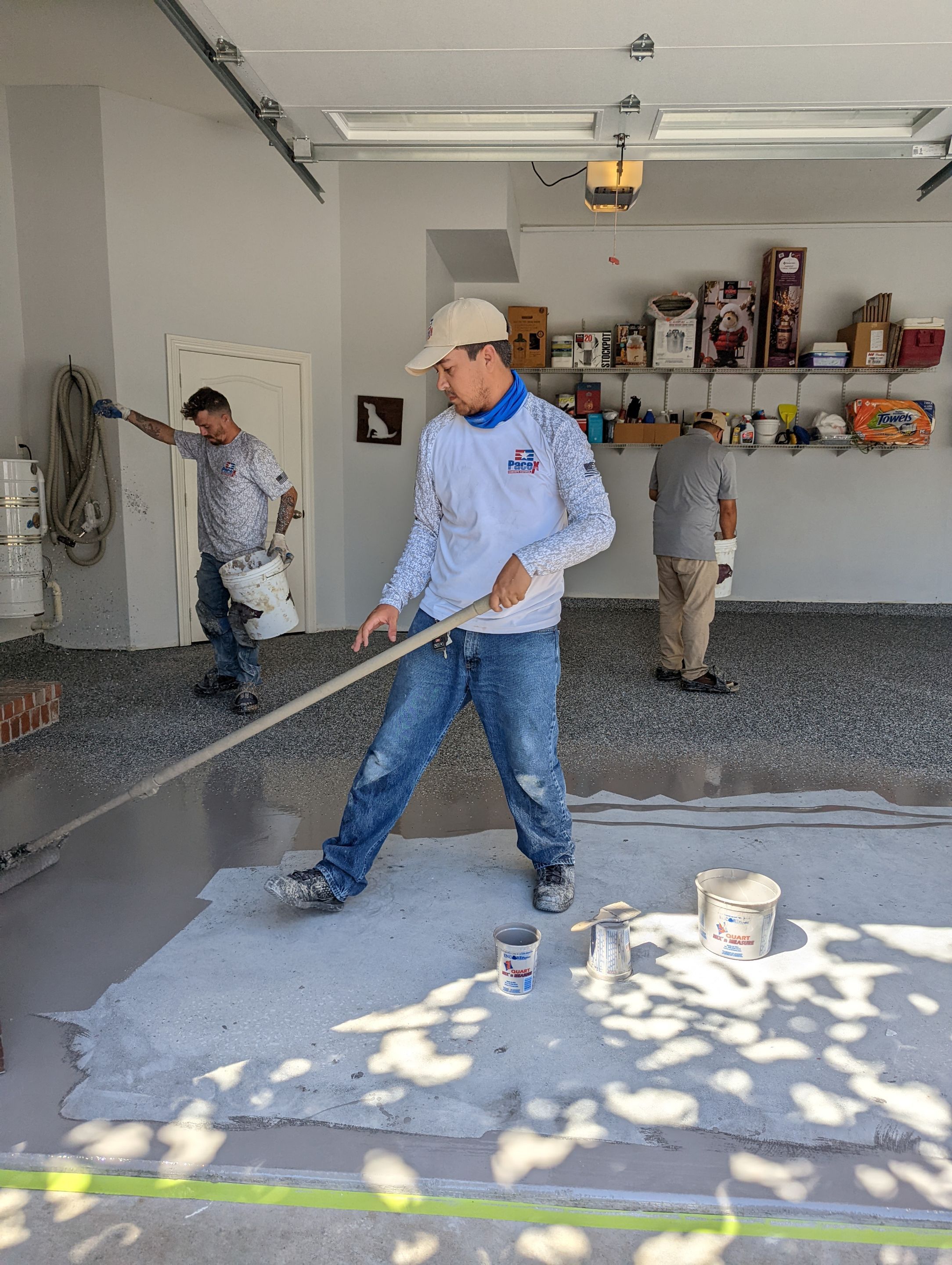 Project in Noel by Pace X Concrete Coatings