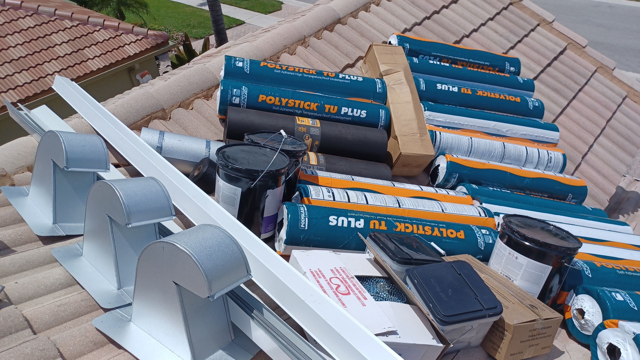 Residential Roofing Installation using Eagle Roofing Tile by BLUES BROTHERS ROOFING