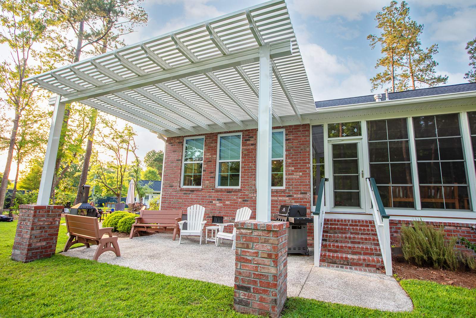 Patio covers  using Renaissance patio covers by Orlando pergolas 