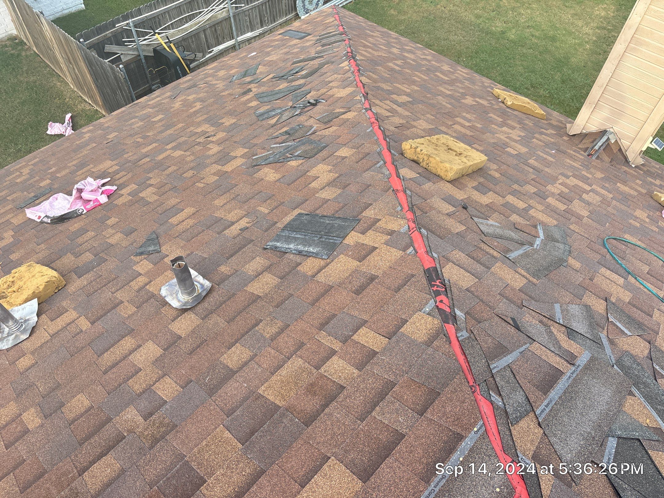USAA Approved Reroof Project by Berry Good Roofing 