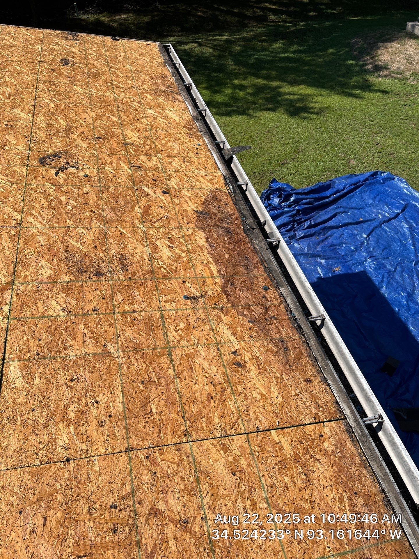 GAF Timberline HDZ Roof Replacement and Decking Repair in Hot Springs by Temple Roofing and Exteriors