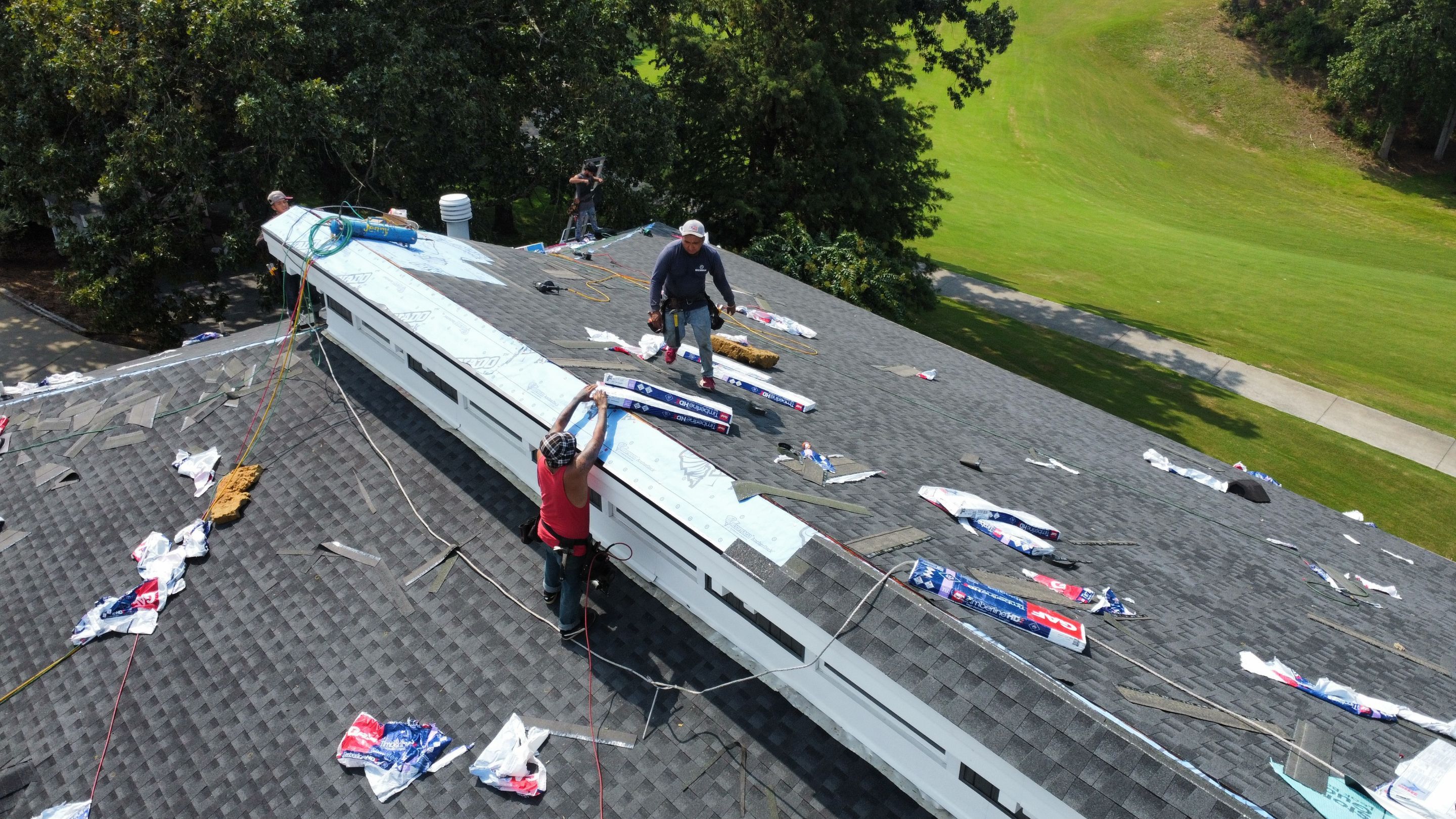 Country Club Roofing Installation by Reset Roofing