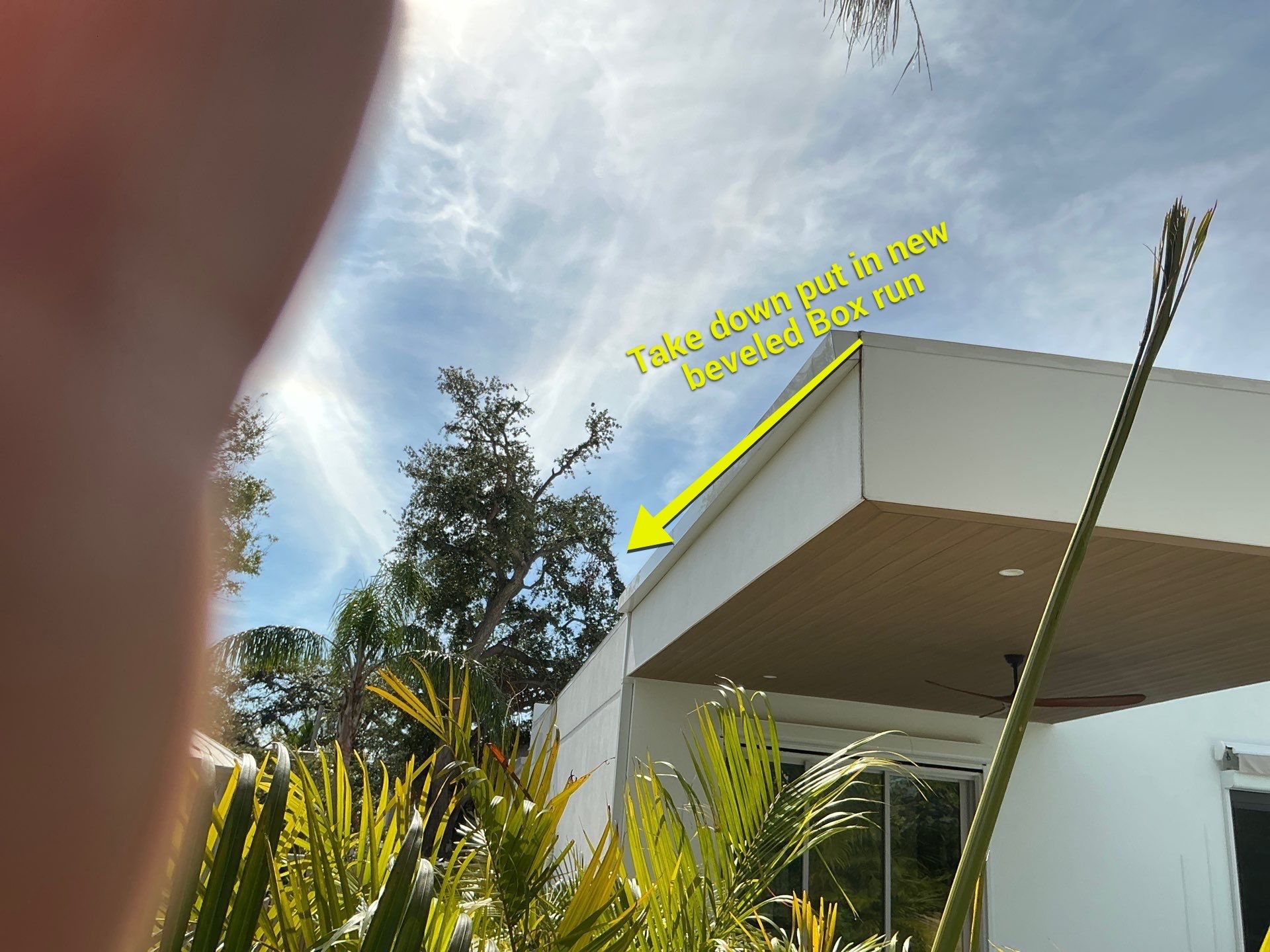 7 inch seamless gutters using smooth box gutters in Sarasota FL by Gutter Professors