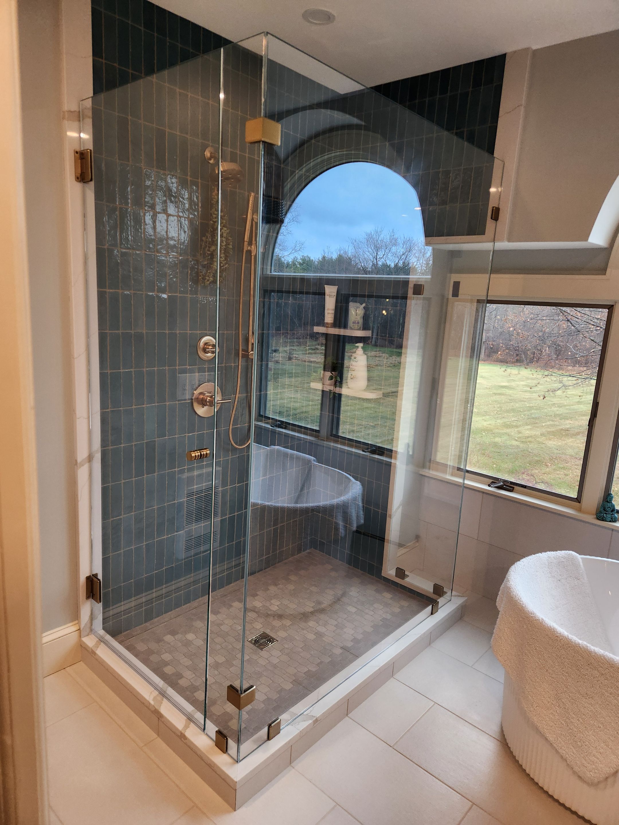 Frameless Shower Enclosure by Cheshire Glass Company