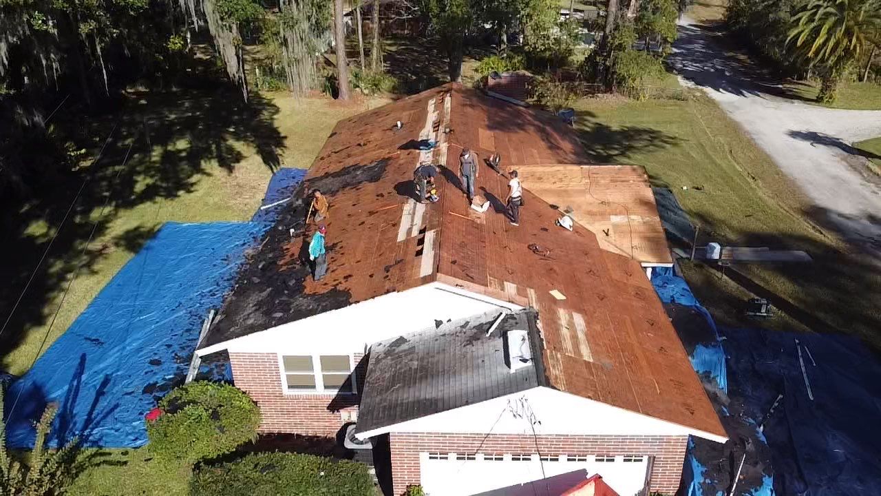 Residential Roofing Installation using Owens Corning TruDefinition Duration Shingles by Galaxy Builders, Inc.