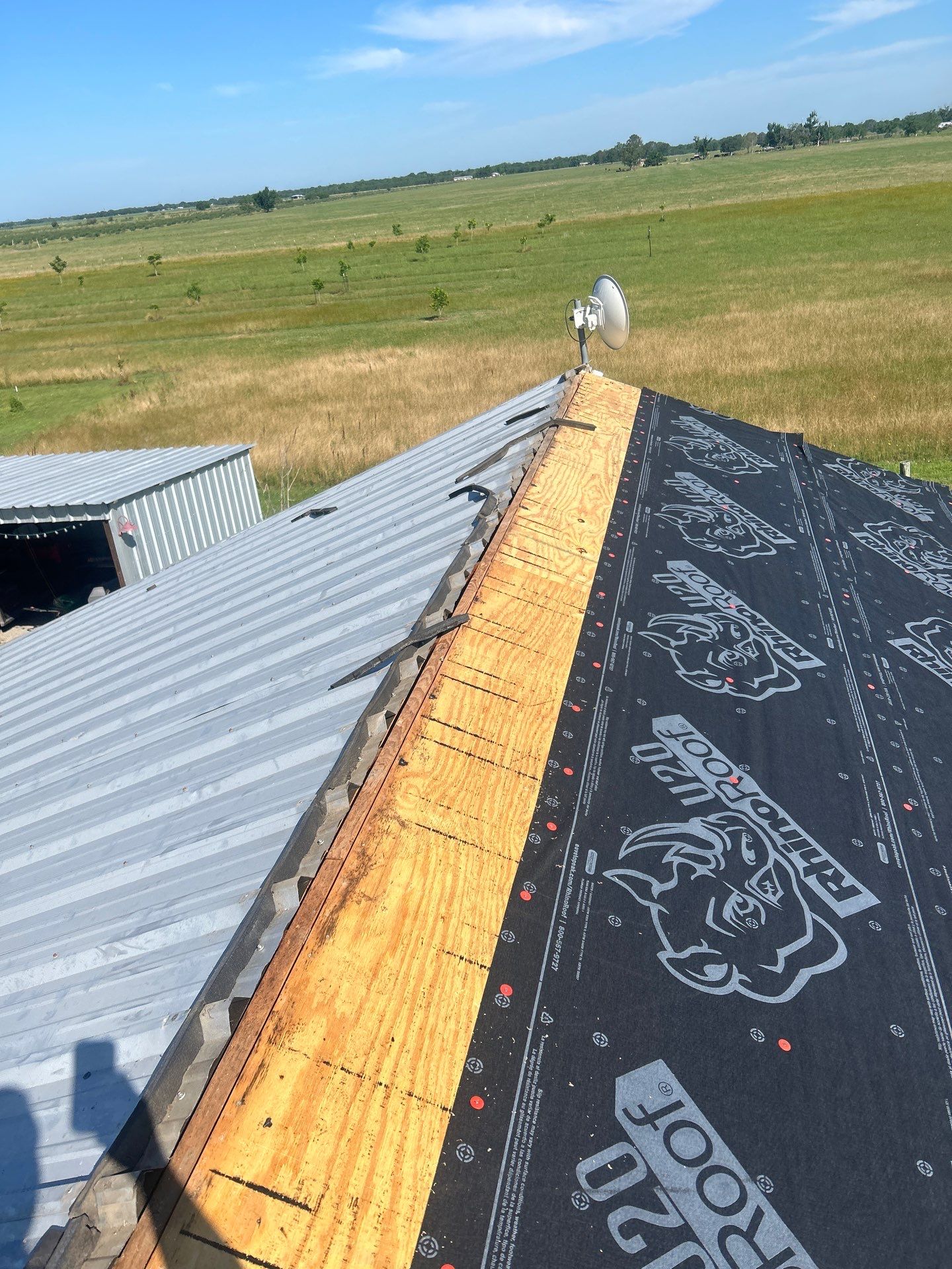Residential Roofing Installation using Metal by Roof Repair Company