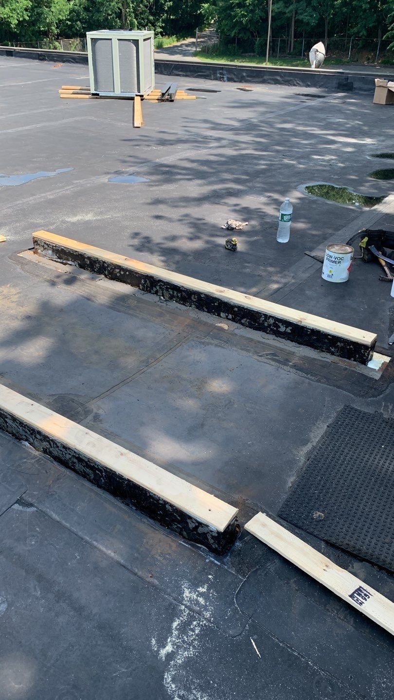 Commercial Roofing Repair using EPDM  by A Plus Exterior