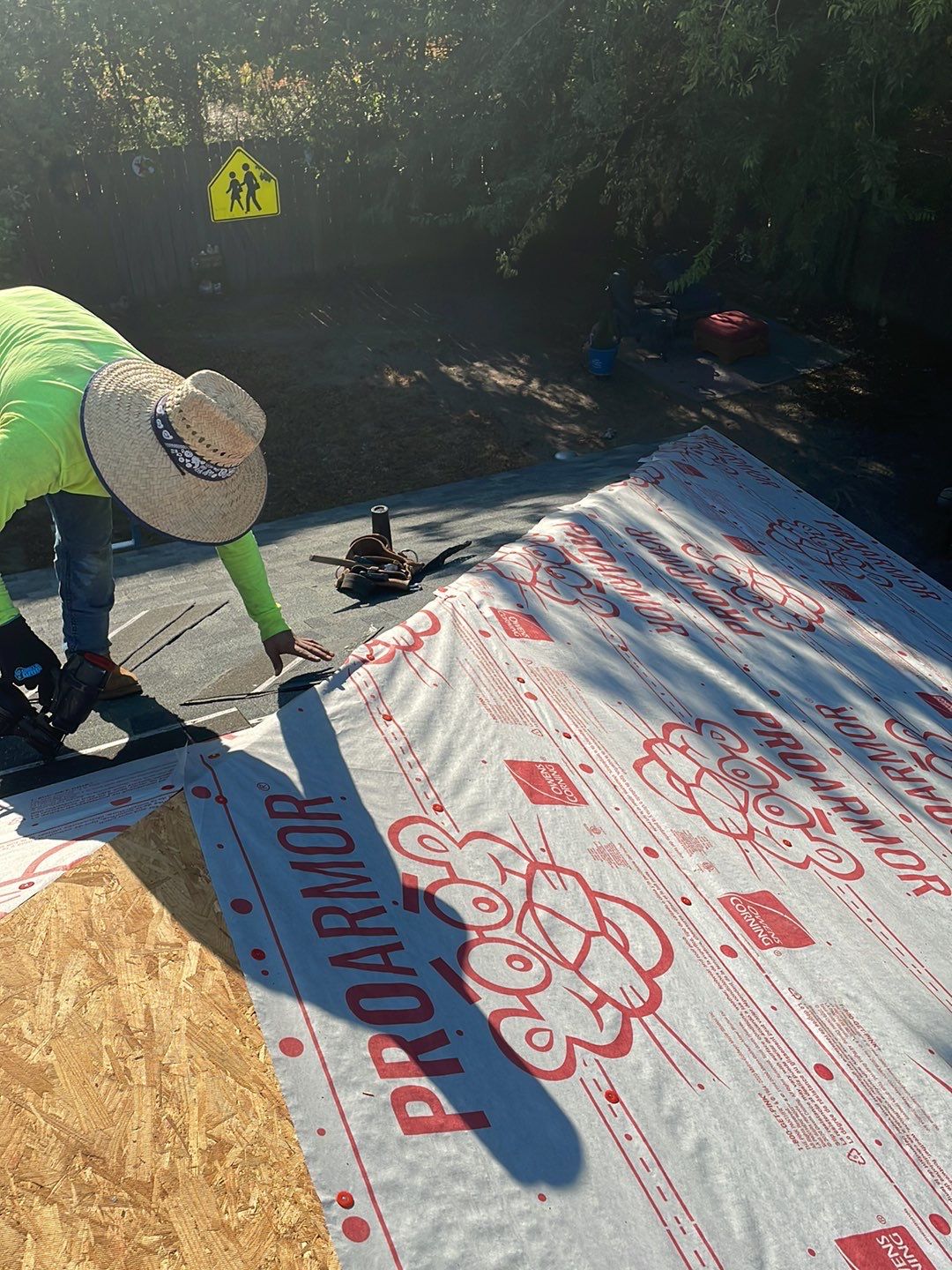 Residential Roofing Installation using Owen's Corning Duration (Lifetime) Shingles by Roof Repair Company