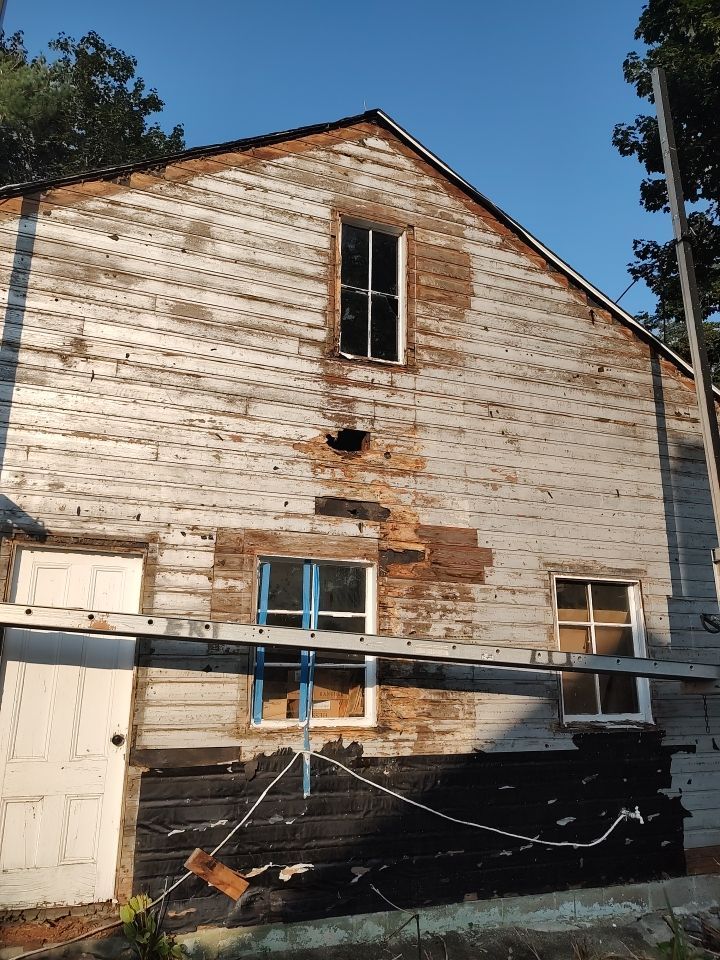 Exterior Installation using Cedar Clapboard by Loyalty Exterior Solutions 