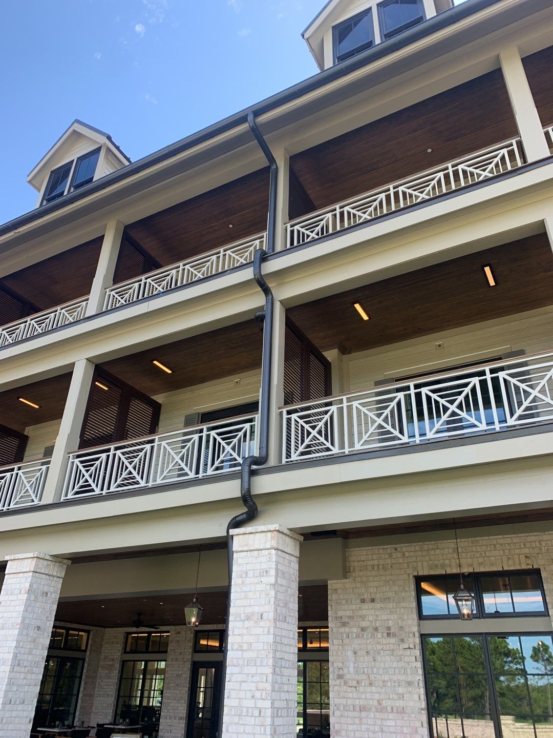 Half-Round Gutters for Coastal Homes in Panama City Beach FL by Gutter Professors