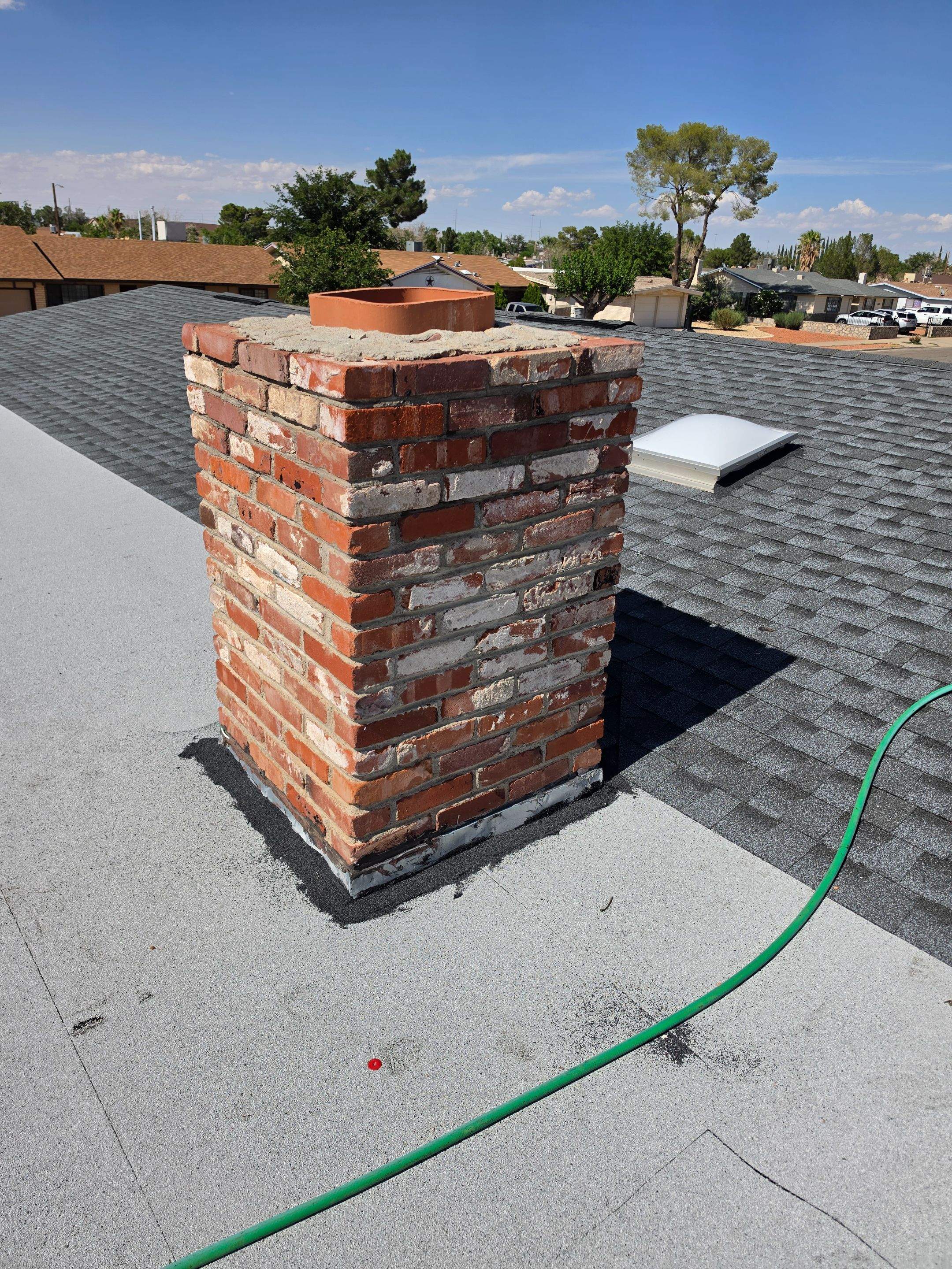 Architectural Shingle Roof Replacement and Decking Repair in El Paso by Berry Good Roofing