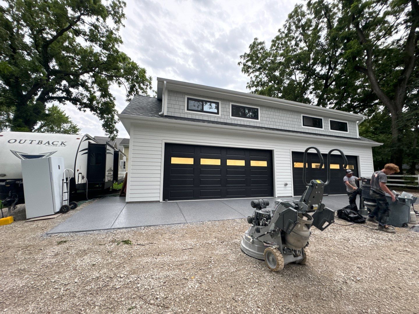 Lanai Grey Concrete Coating by Level 10 Coatings