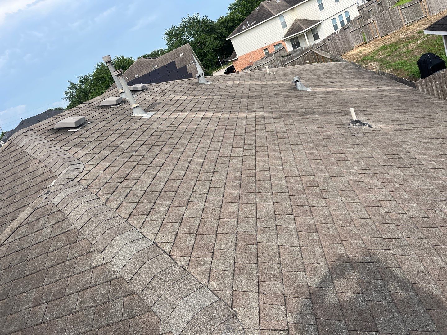 Residential Roofing Installation using Owen's Corning Duration (Lifetime) Shingles by Roof Repair Company