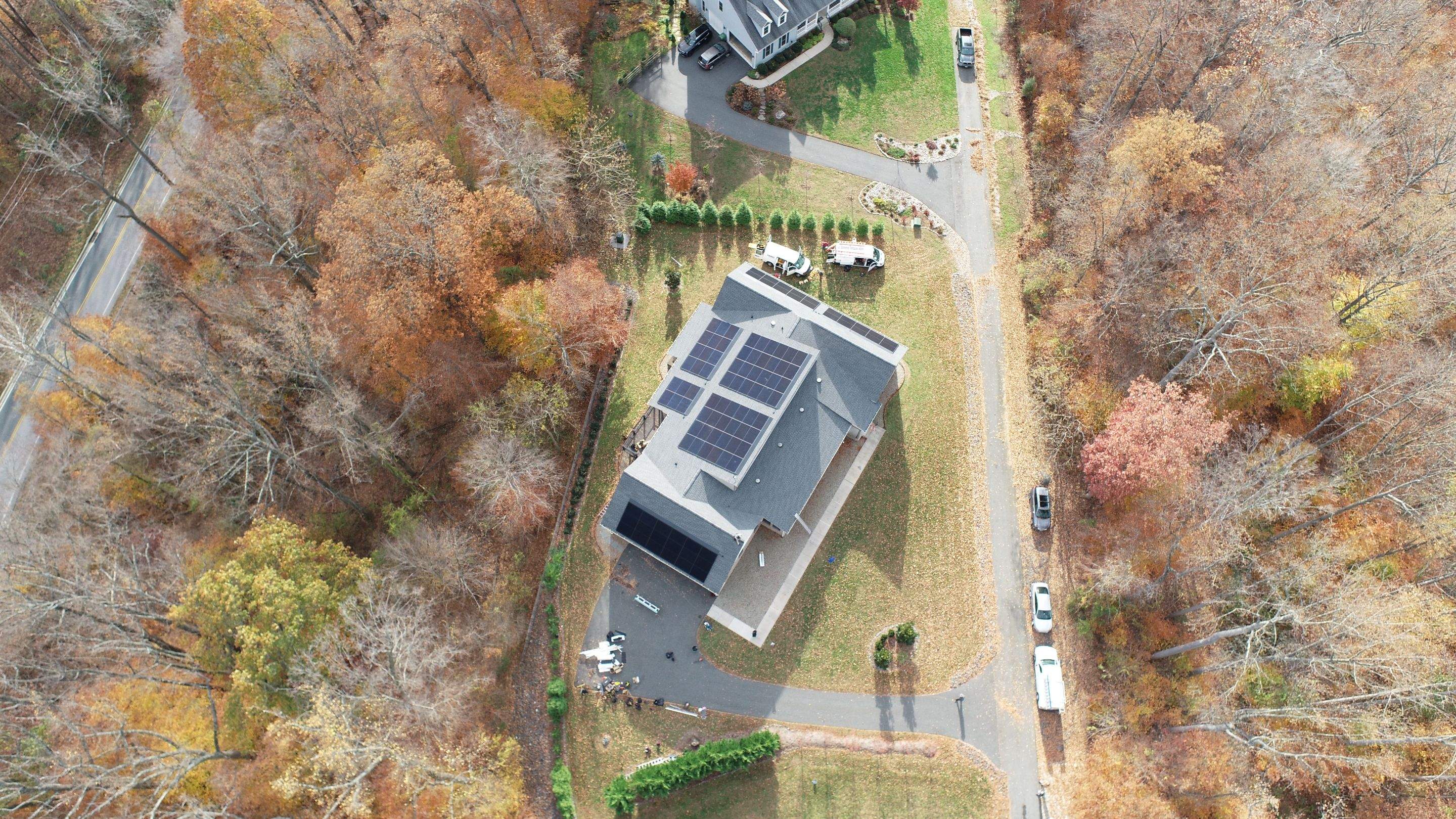 Solar Roof using GAF Decotech integrated panels by American Home Contractors