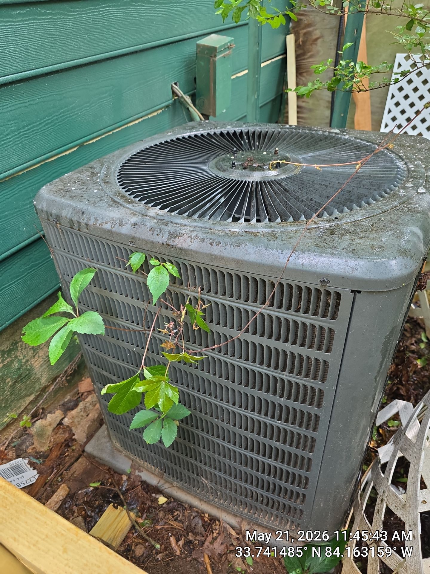 Central Air Conditioning Condenser Maintenance and Cleaning in Lithonia by Veasey Mechanical Services 