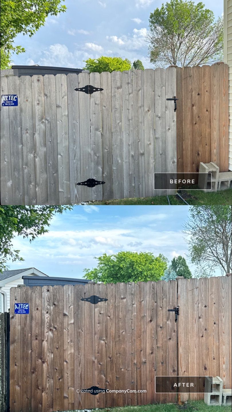 Project in McHenry by Simmons Power & Soft Washing