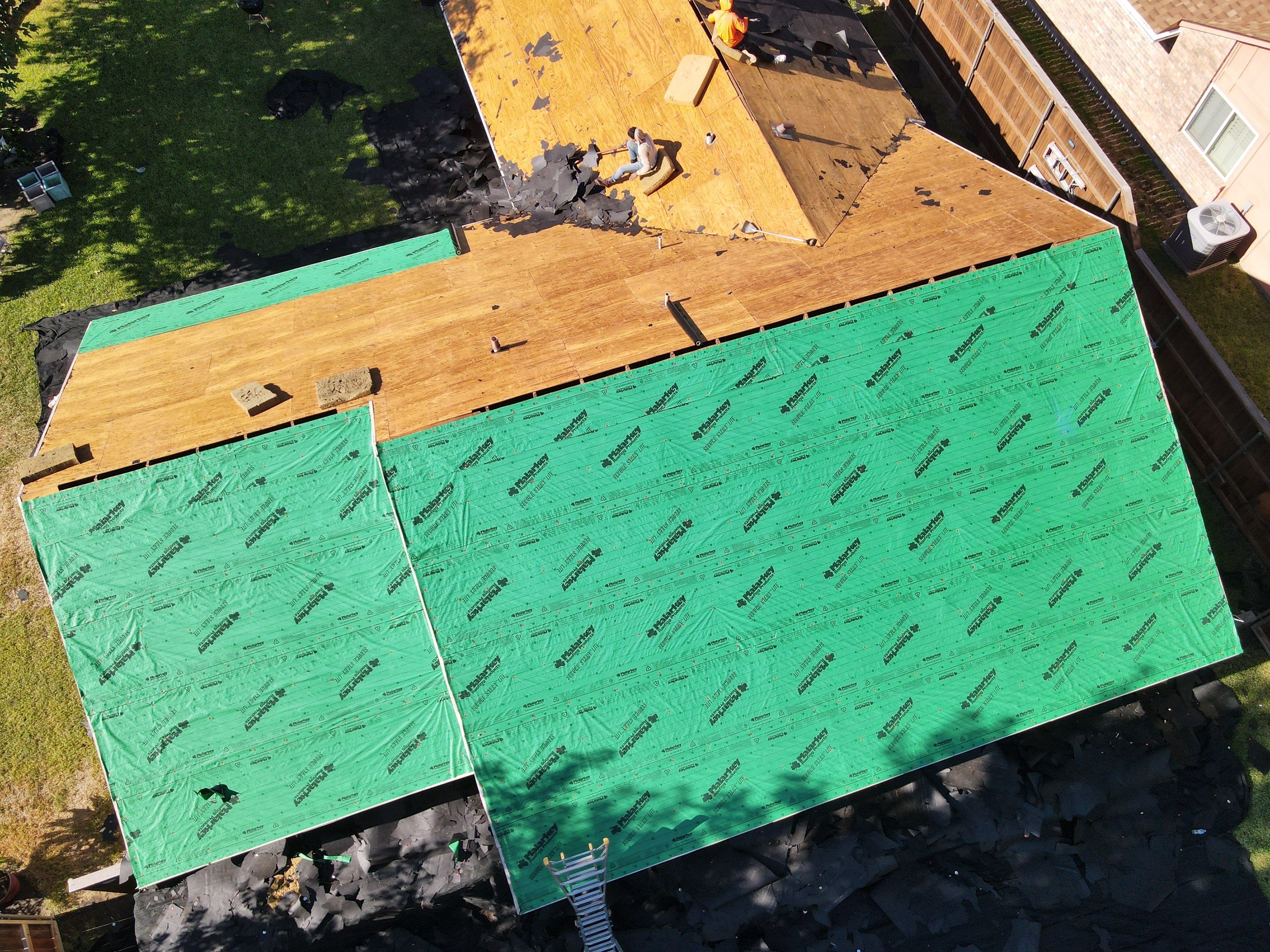 Reroof by Berry Good Roofing 