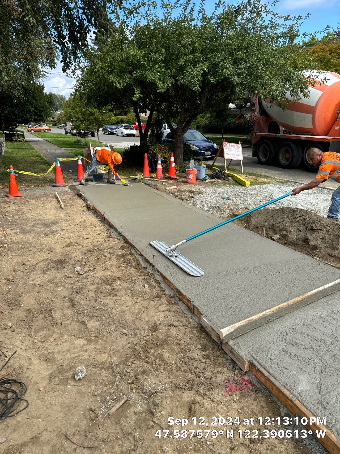David | Concrete Sidewalk by Jireh Asphalt & Concrete Inc 
