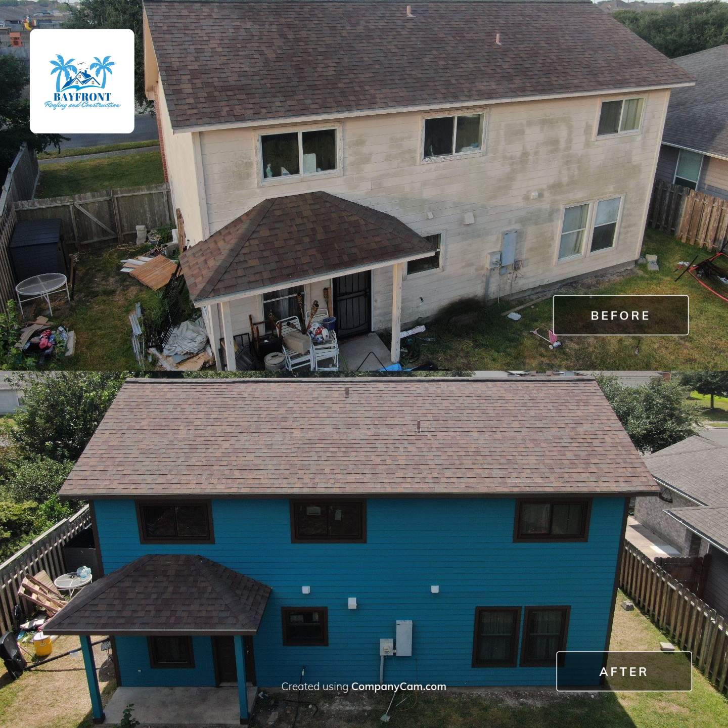Bright new finish by Bayfront Roofing and Construction