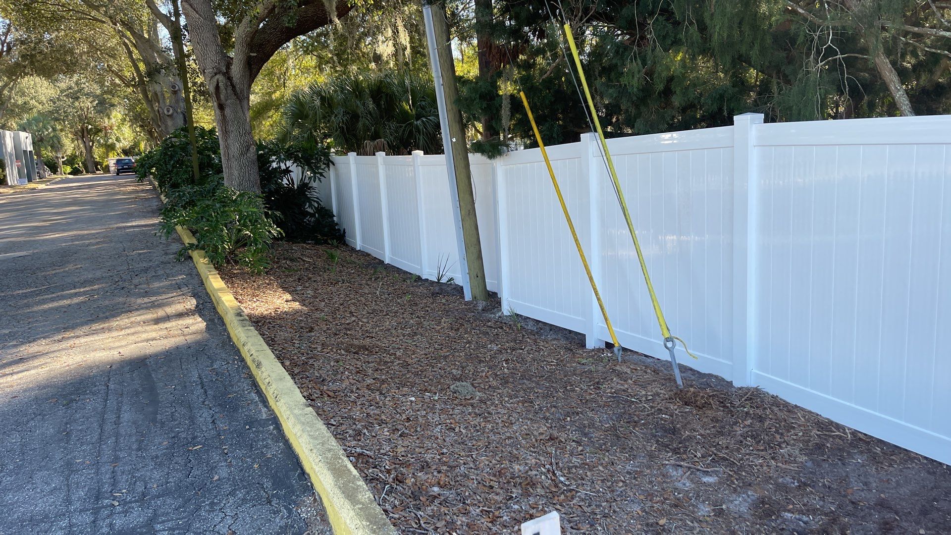 Palmetto, FL 6 ft. Tall White Vinyl Privacy Fence  by Asap fence and gates, LLC