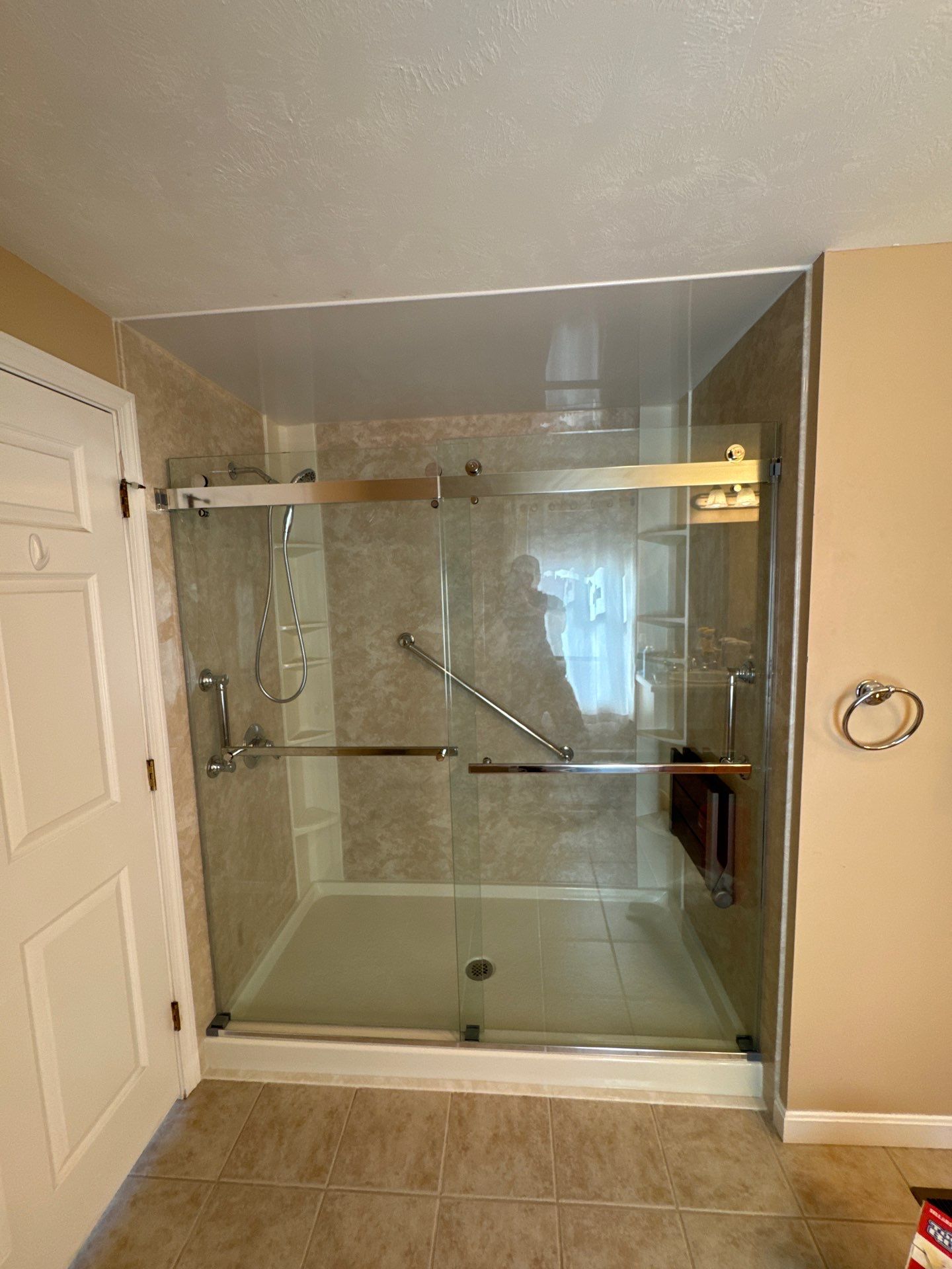 Tub to Walk-In Shower Installation in West Springfield, MA  by Yankee Home Improvement