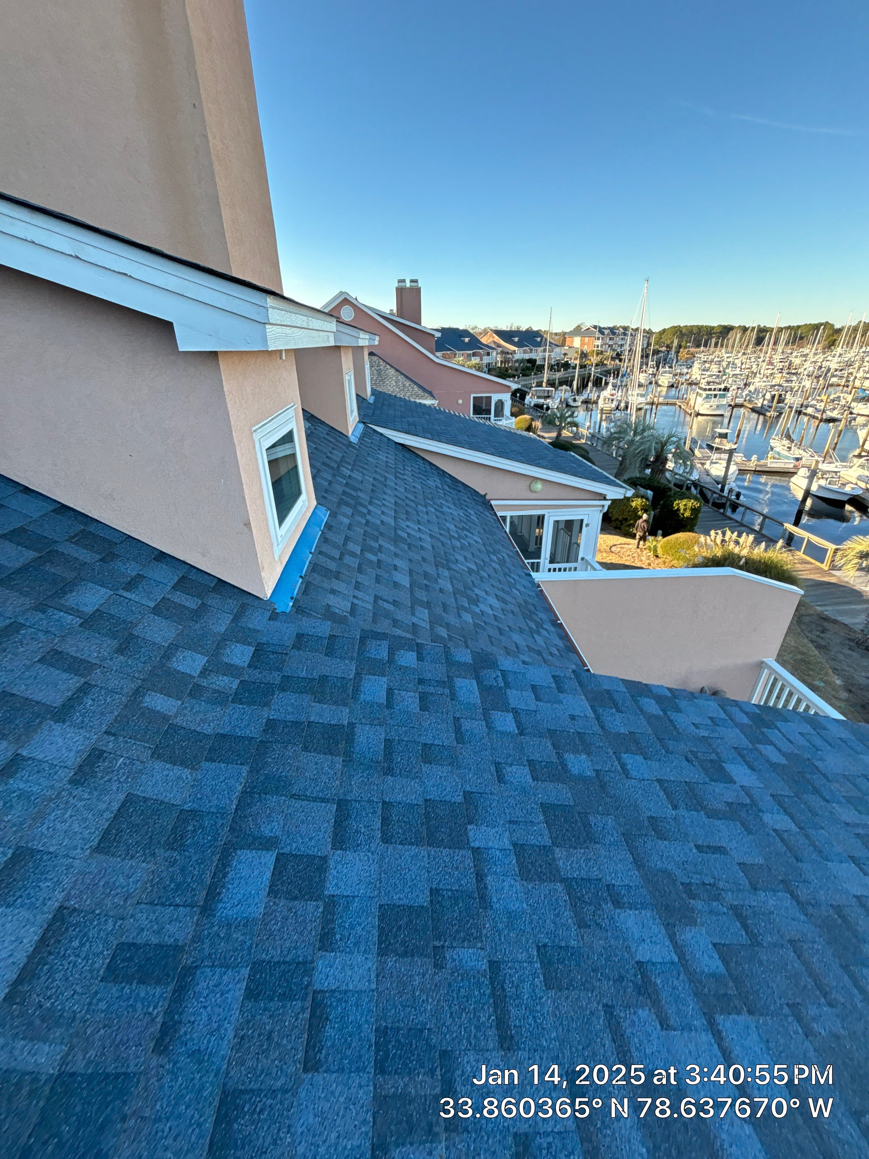 IKO Dynasty - Atlantic Blue by Linta Roofing